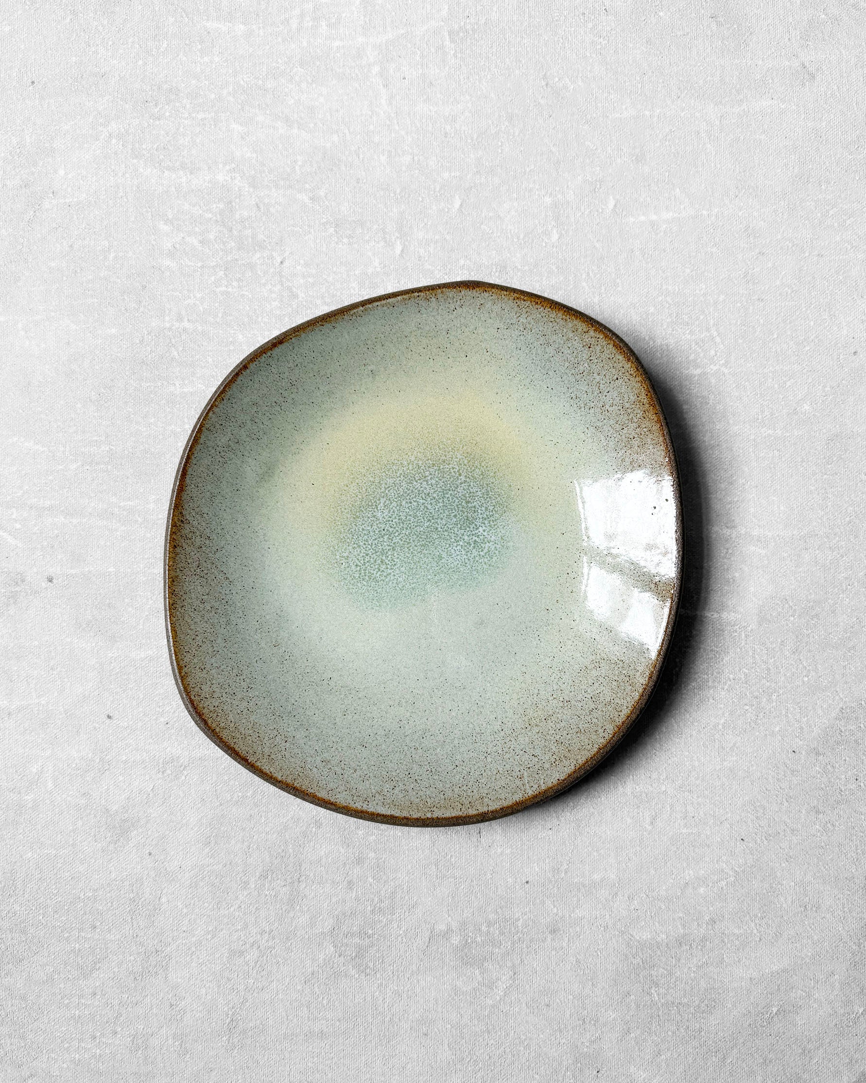 Dessert Plate in Calm Green
