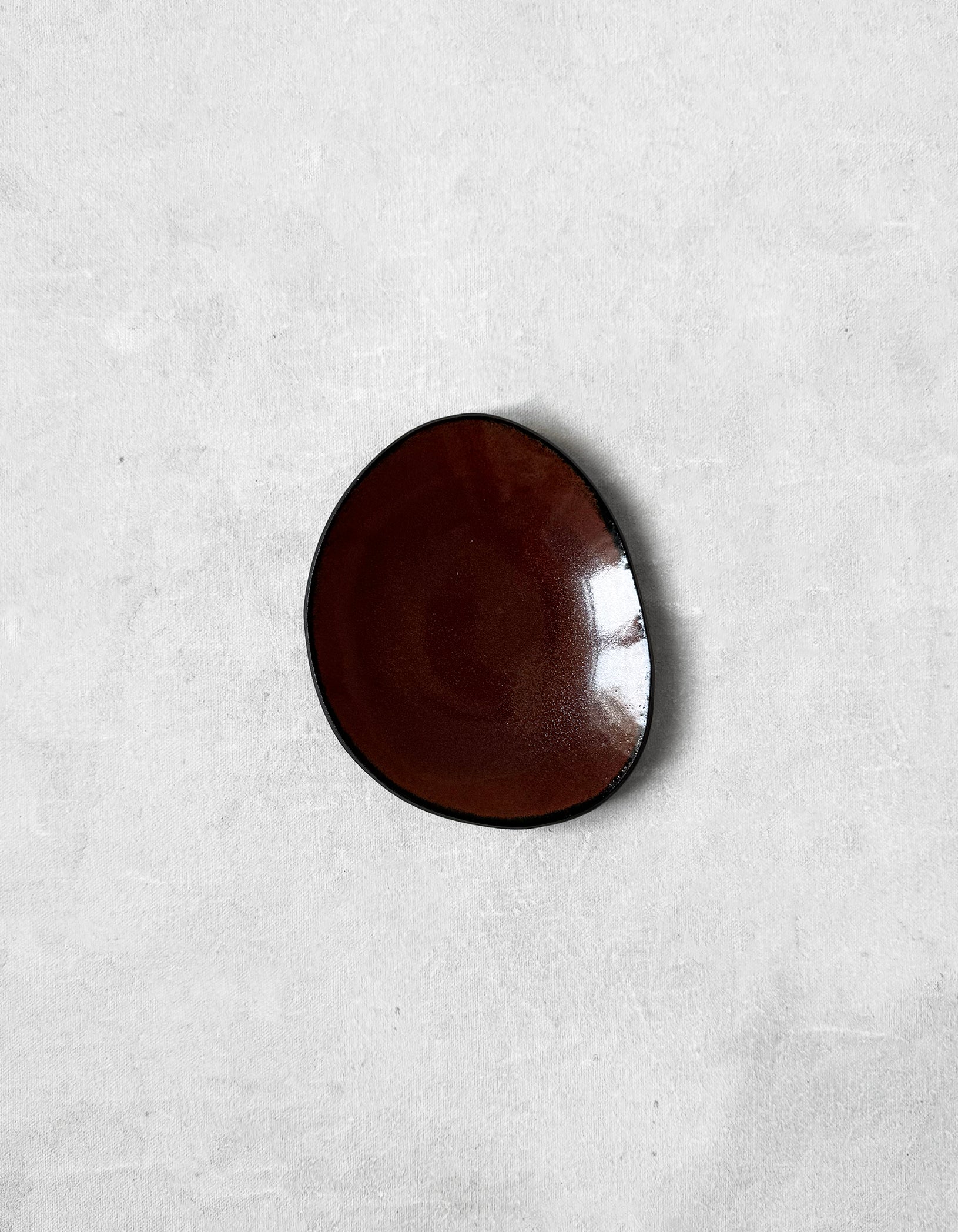 Tapas Plate in Deep Red