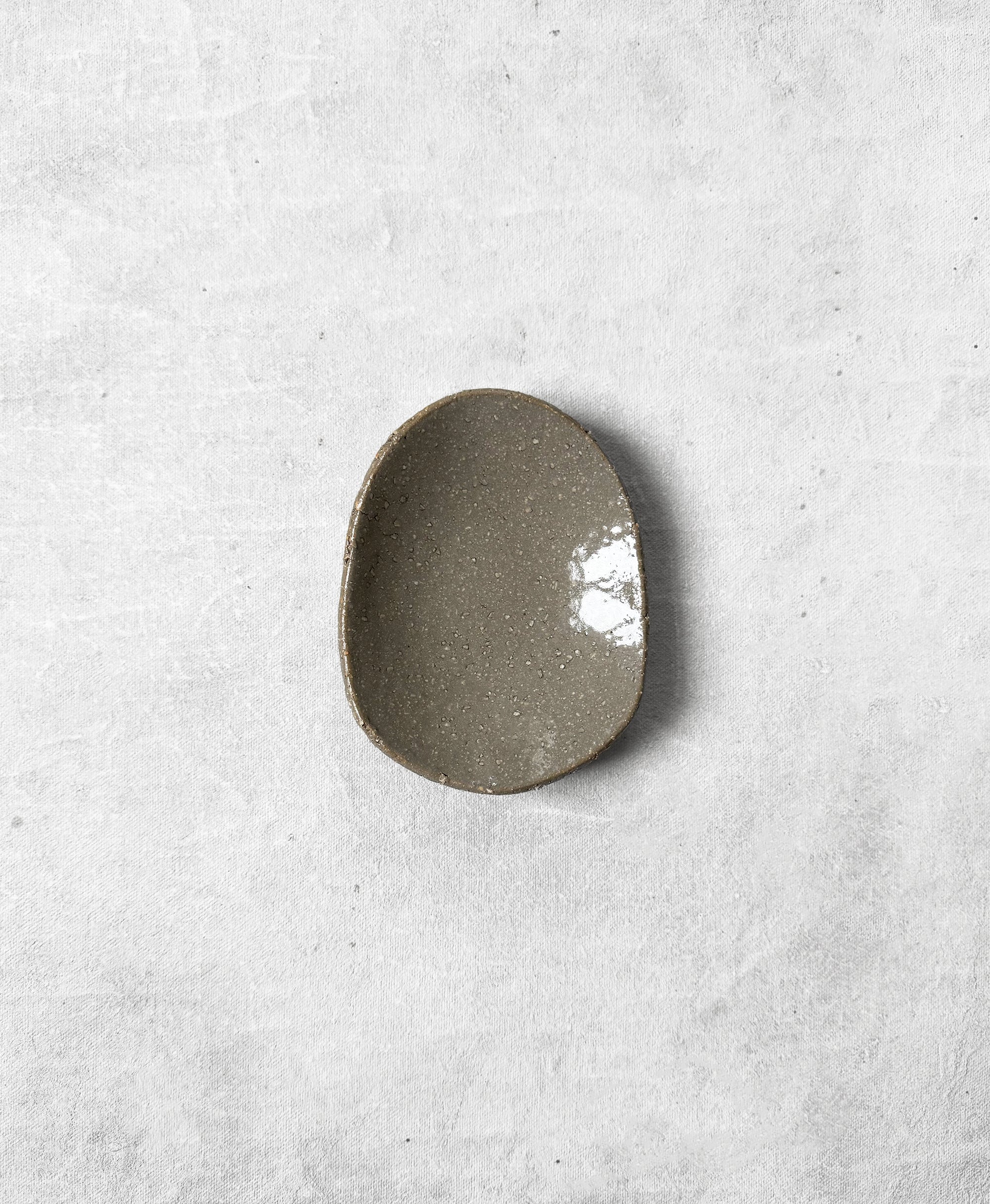 Tapas Plate in Speckled Grey