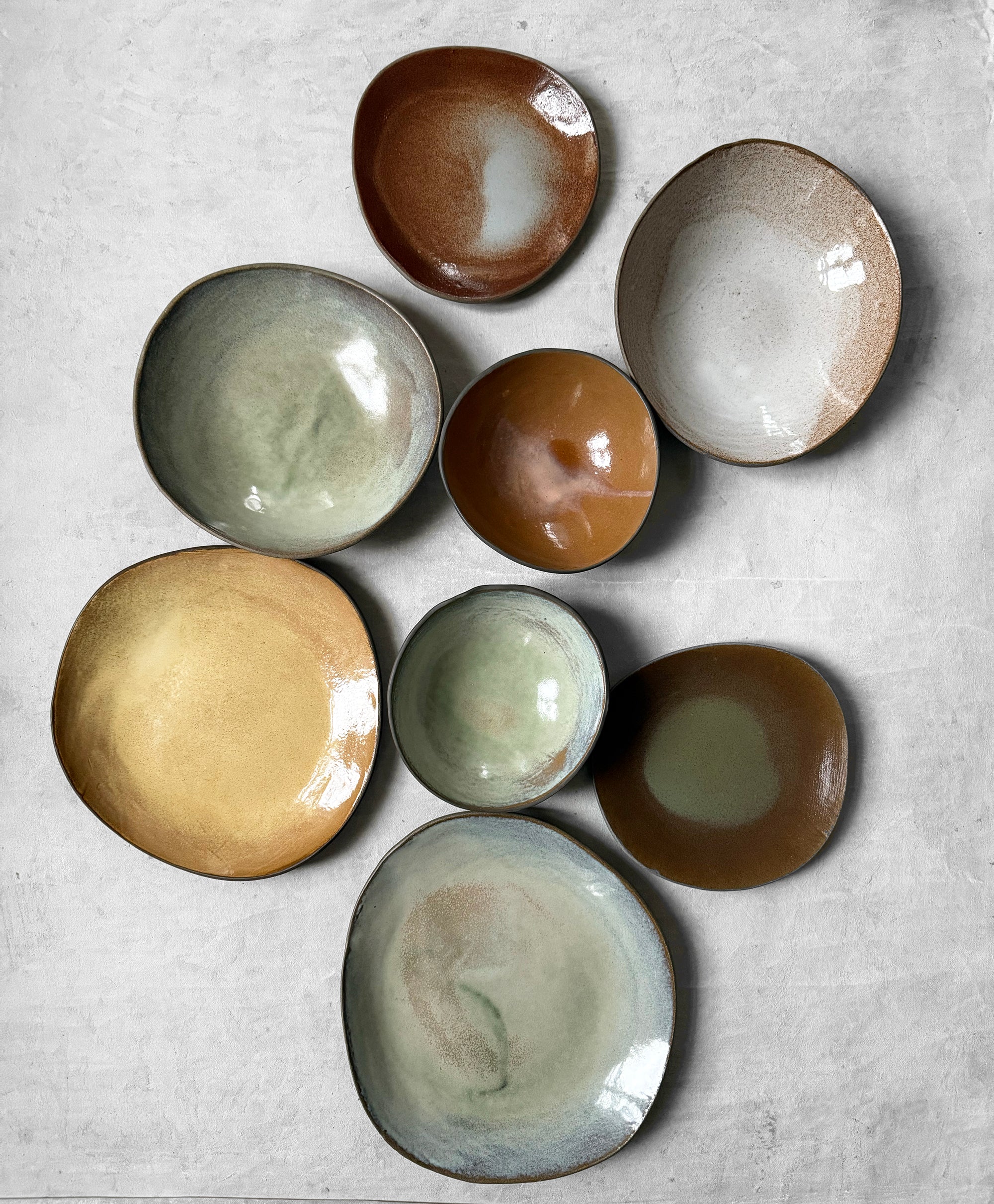 Pasta Bowl in Bronze Plum