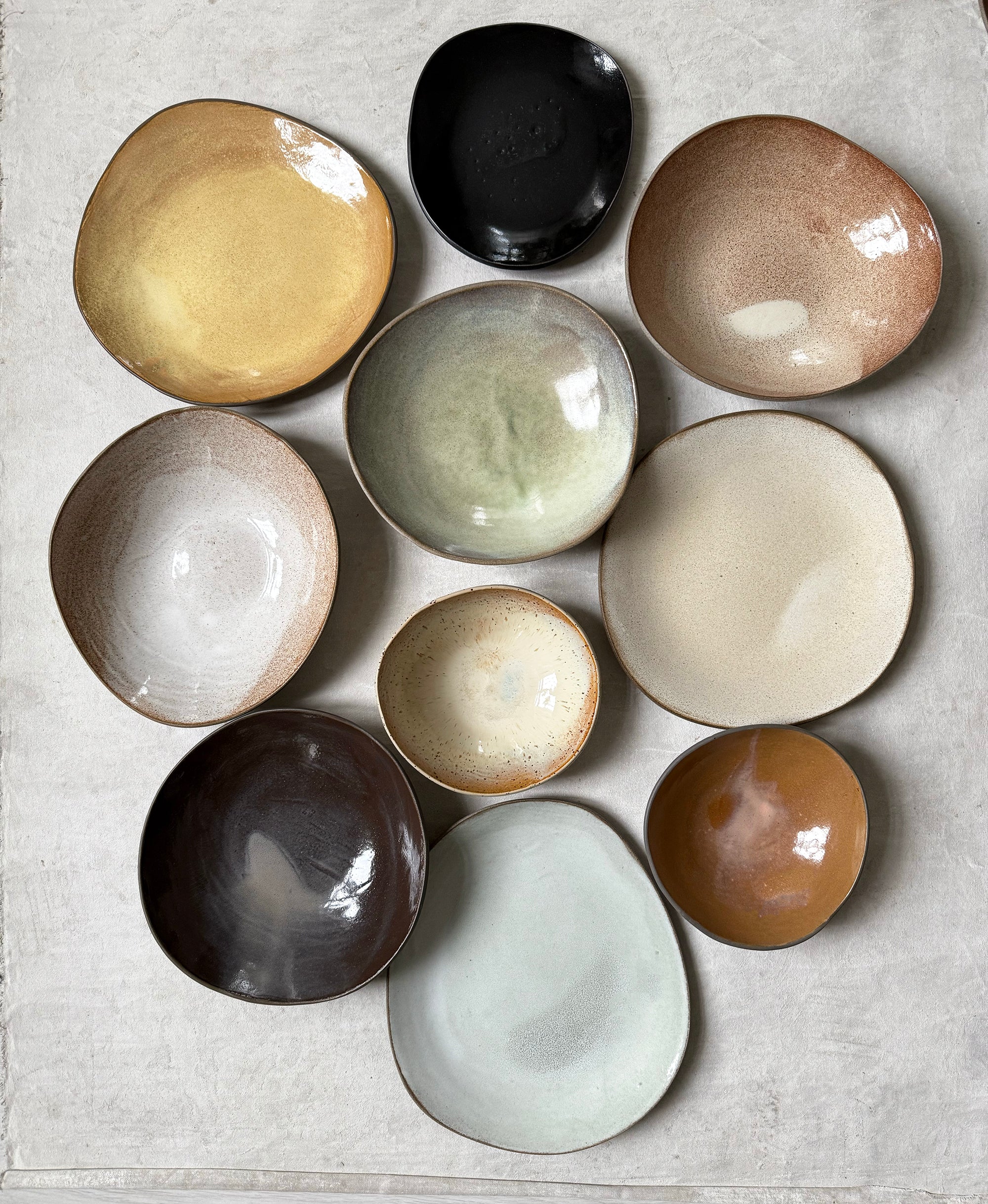 Pasta Bowl in Silky Copper