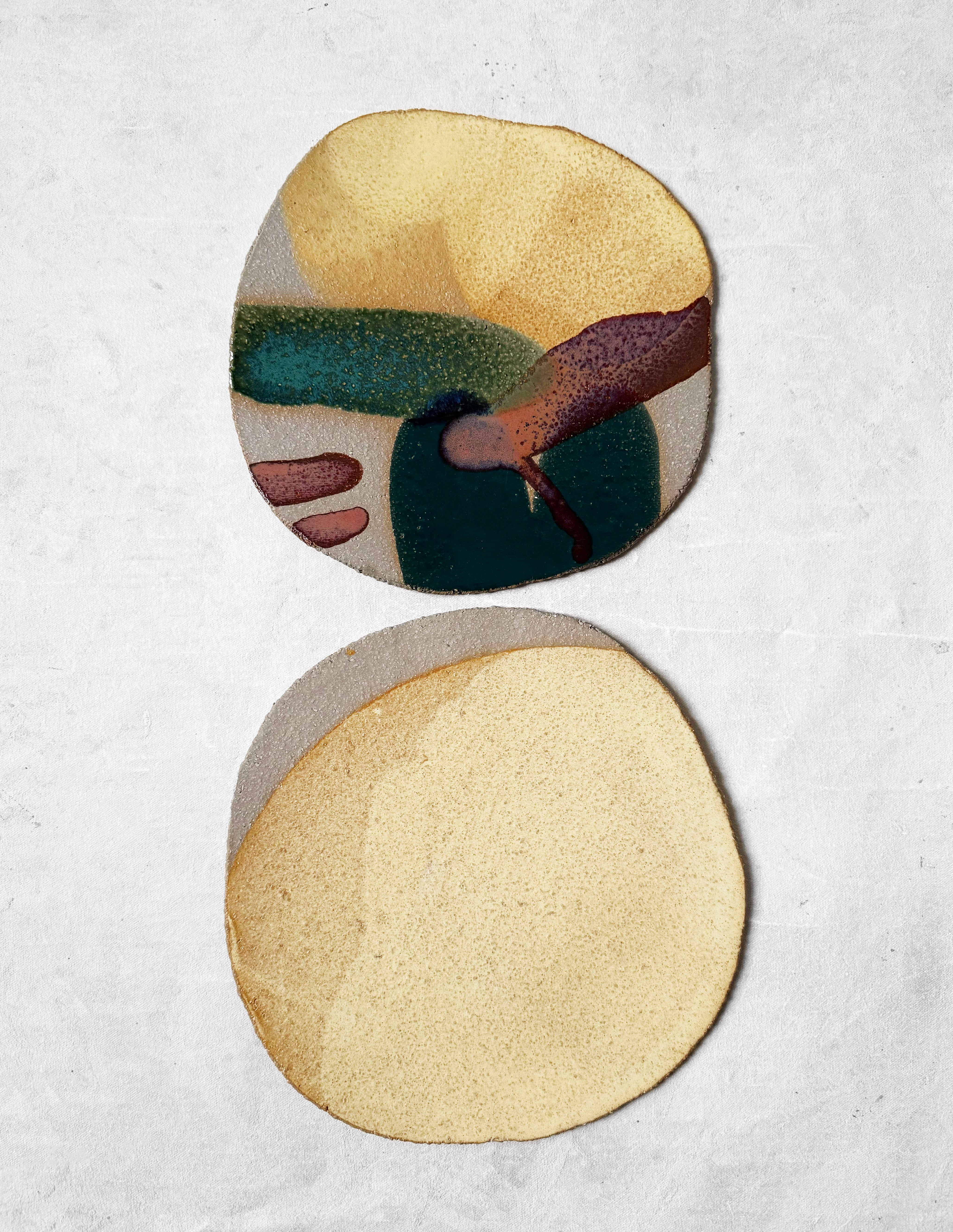 Ceramic Diptych Painting