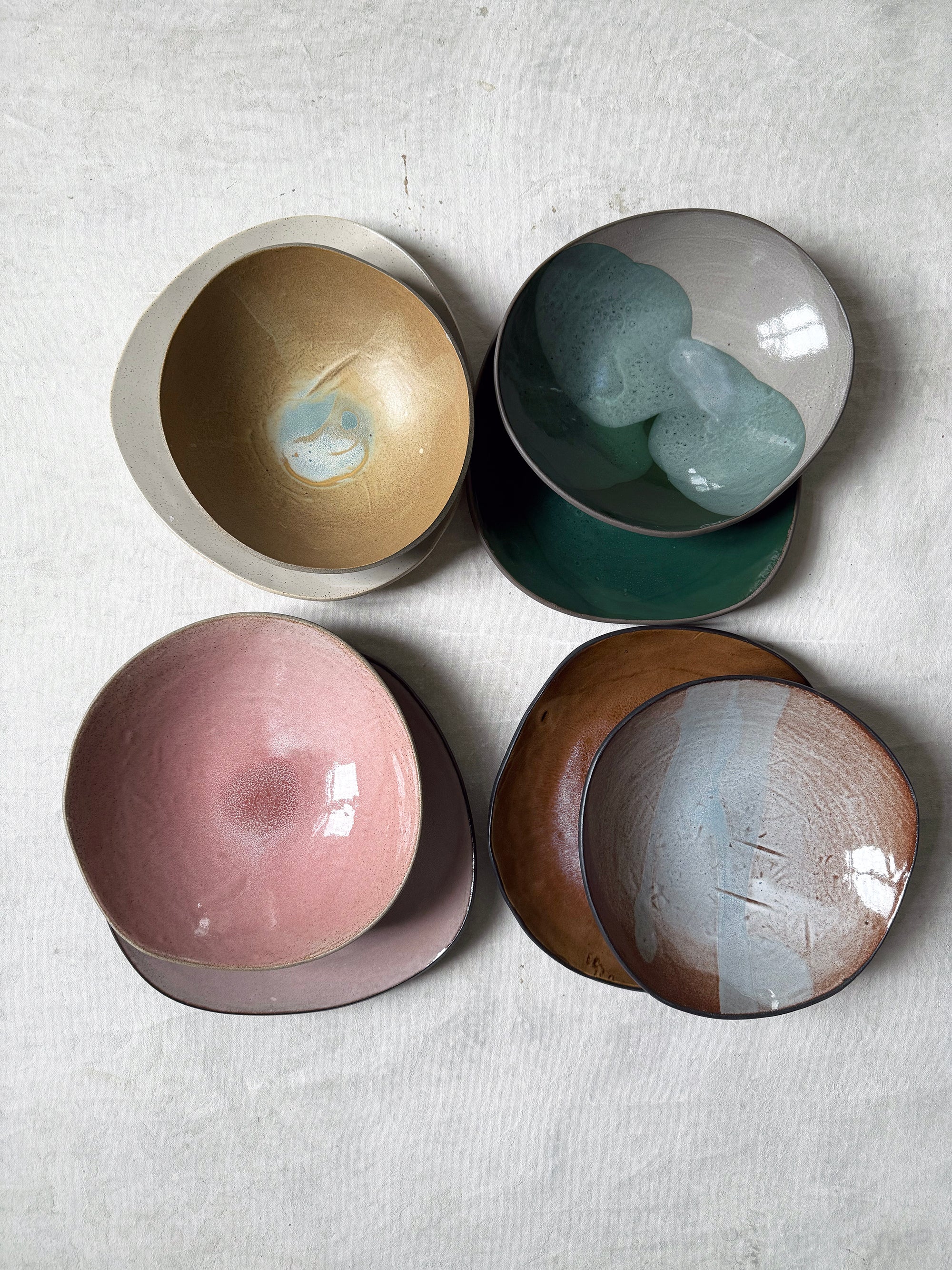 Breakfast Bowl in Deep Rose Quartz