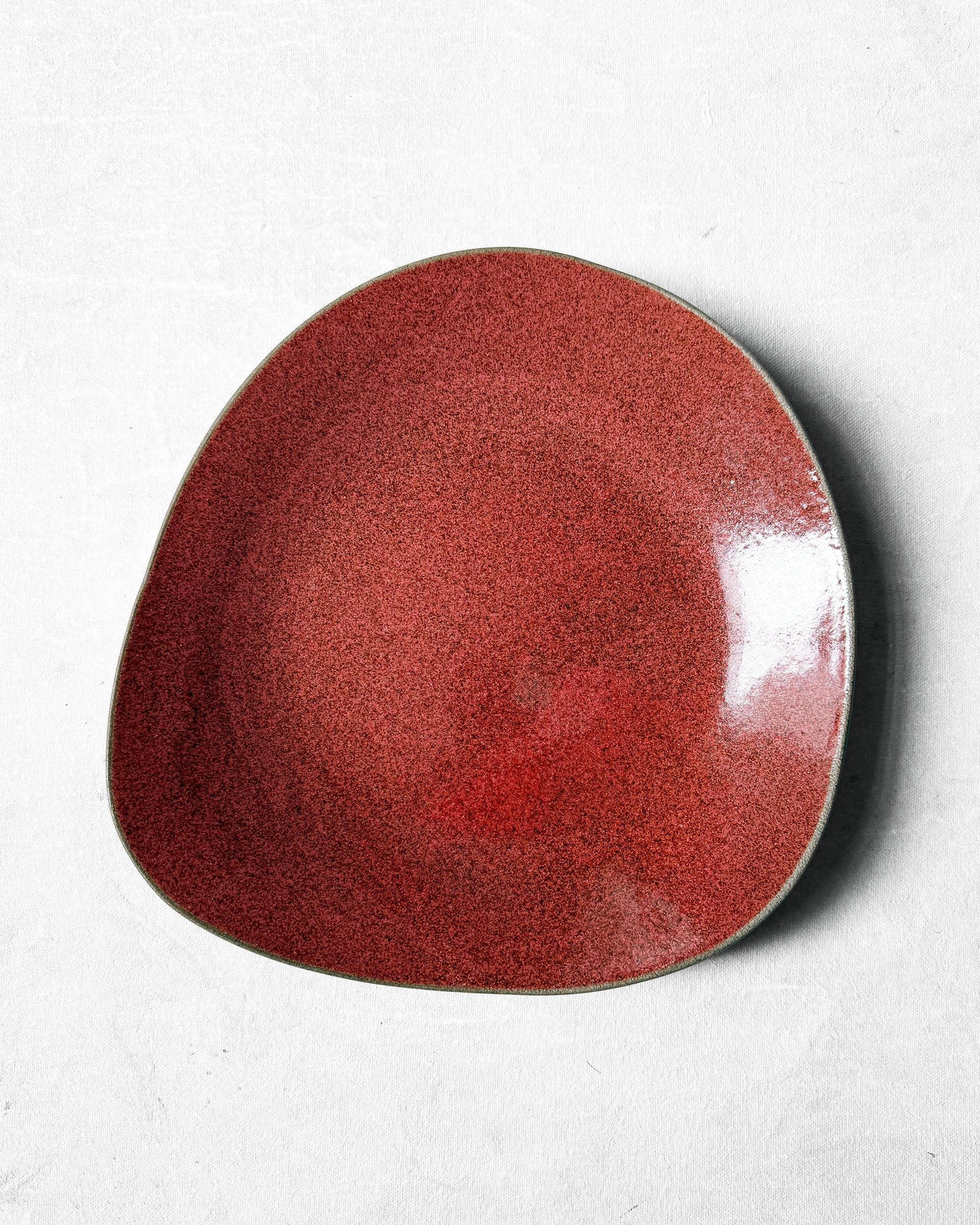 Dinner Plate in Chilli Red