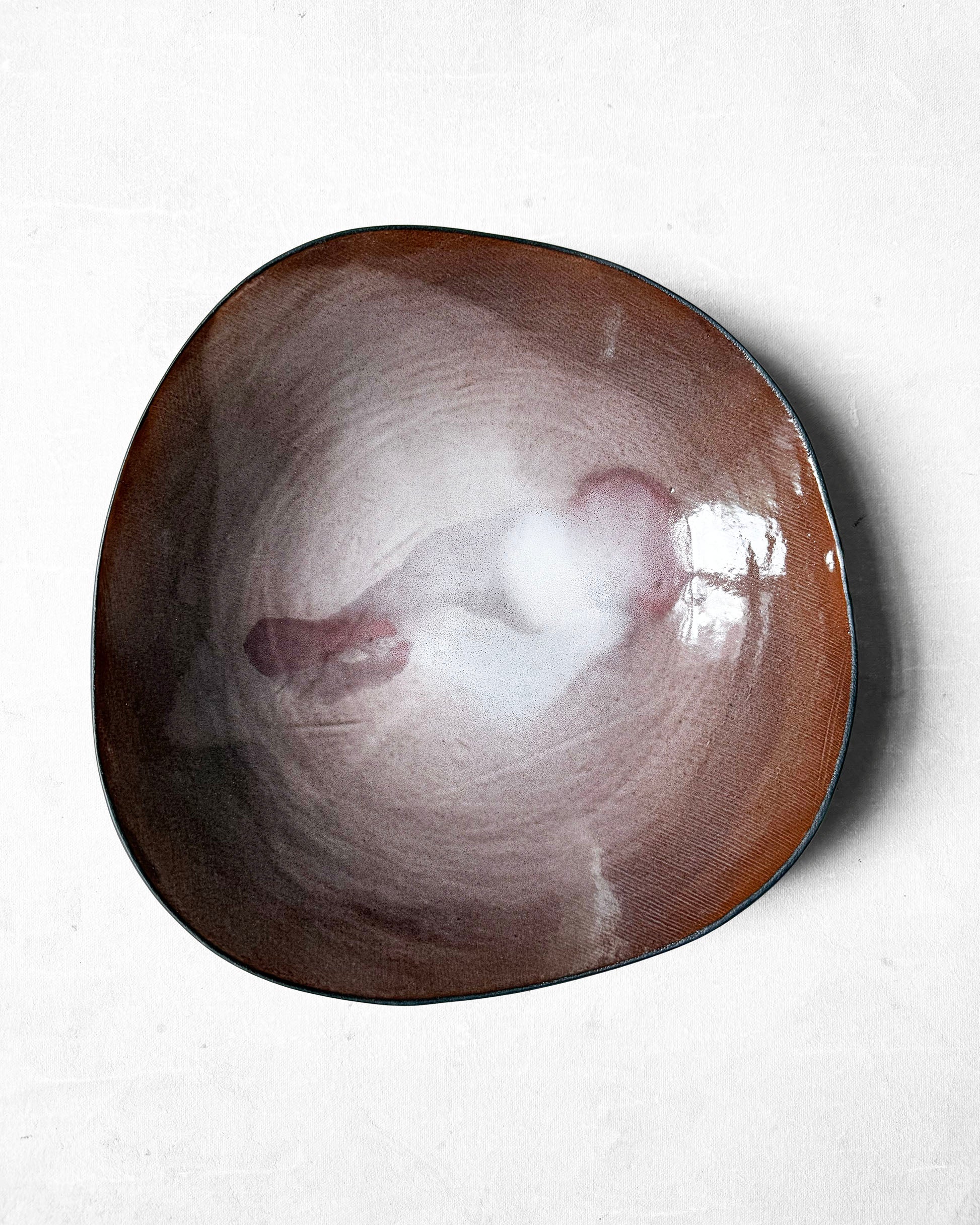 Salad Bowl in Silky Rosewood