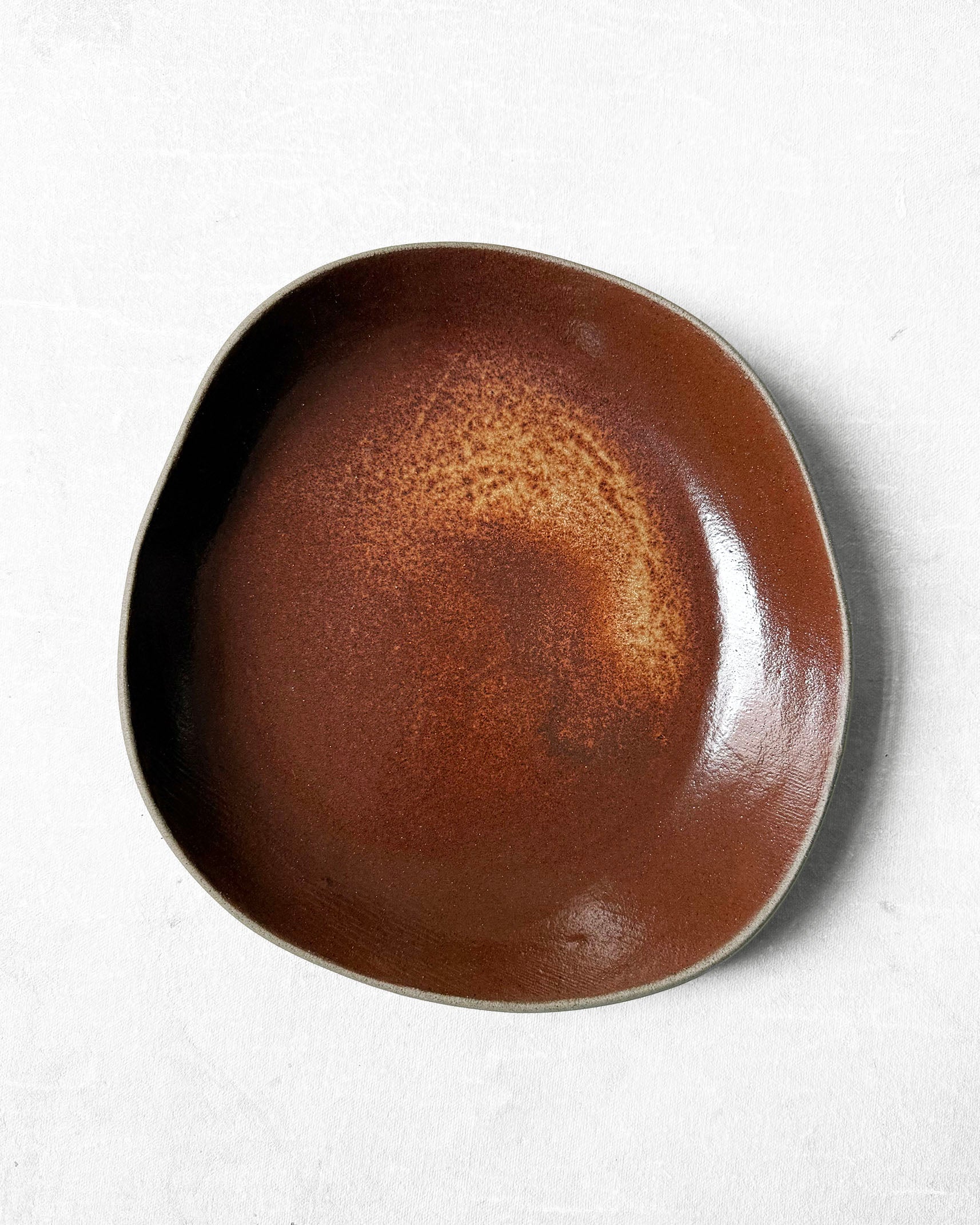 Everyday Plate in Burnt Sienna