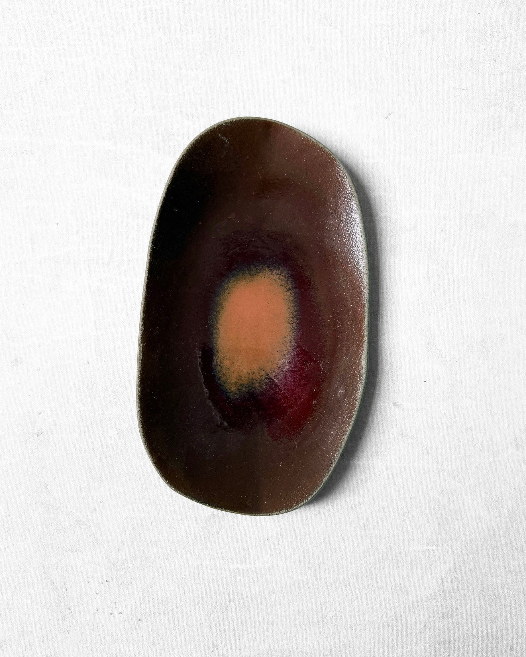 Small Serving Platter in Black Cherry