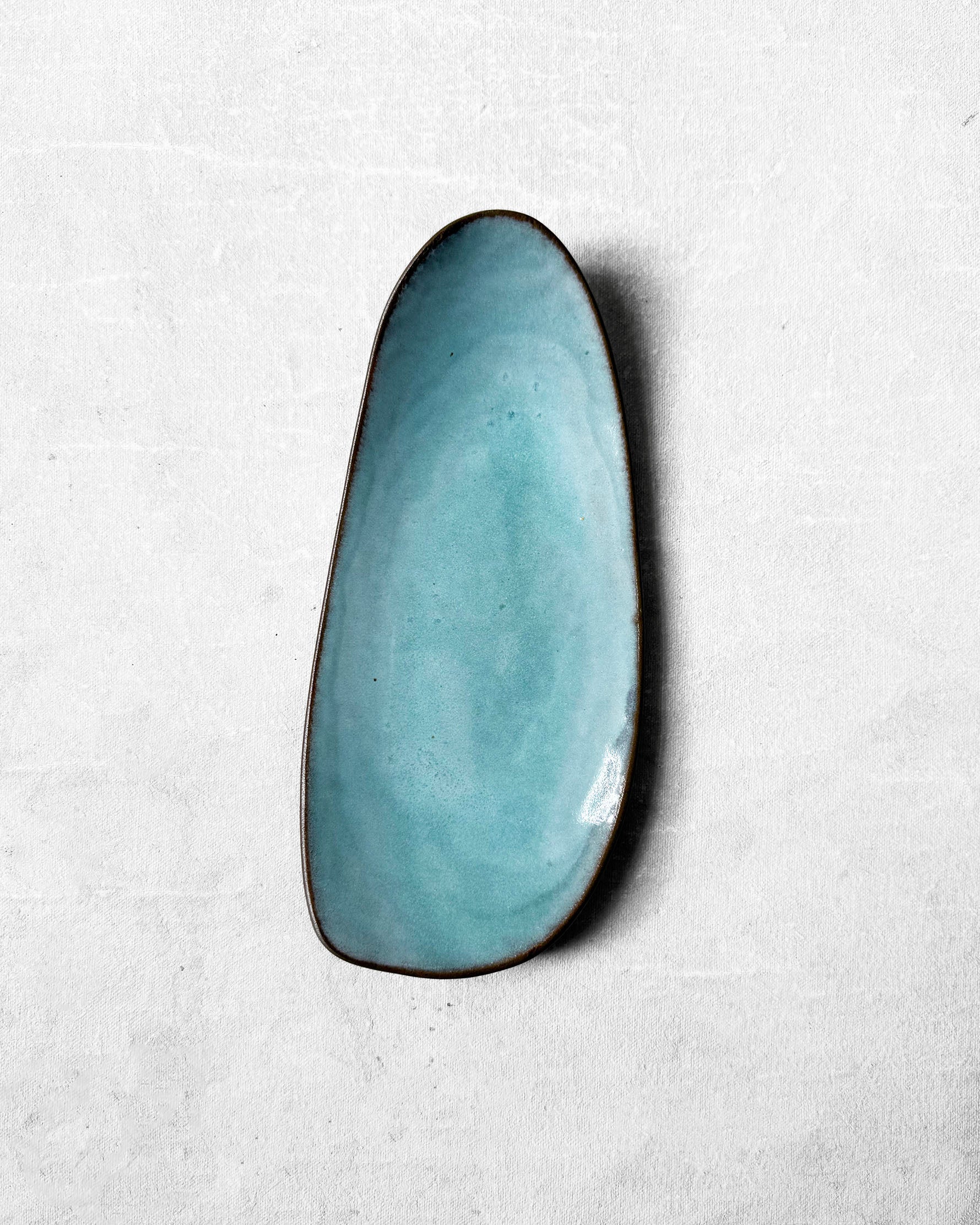 Small Serving Platter in Lagoon
