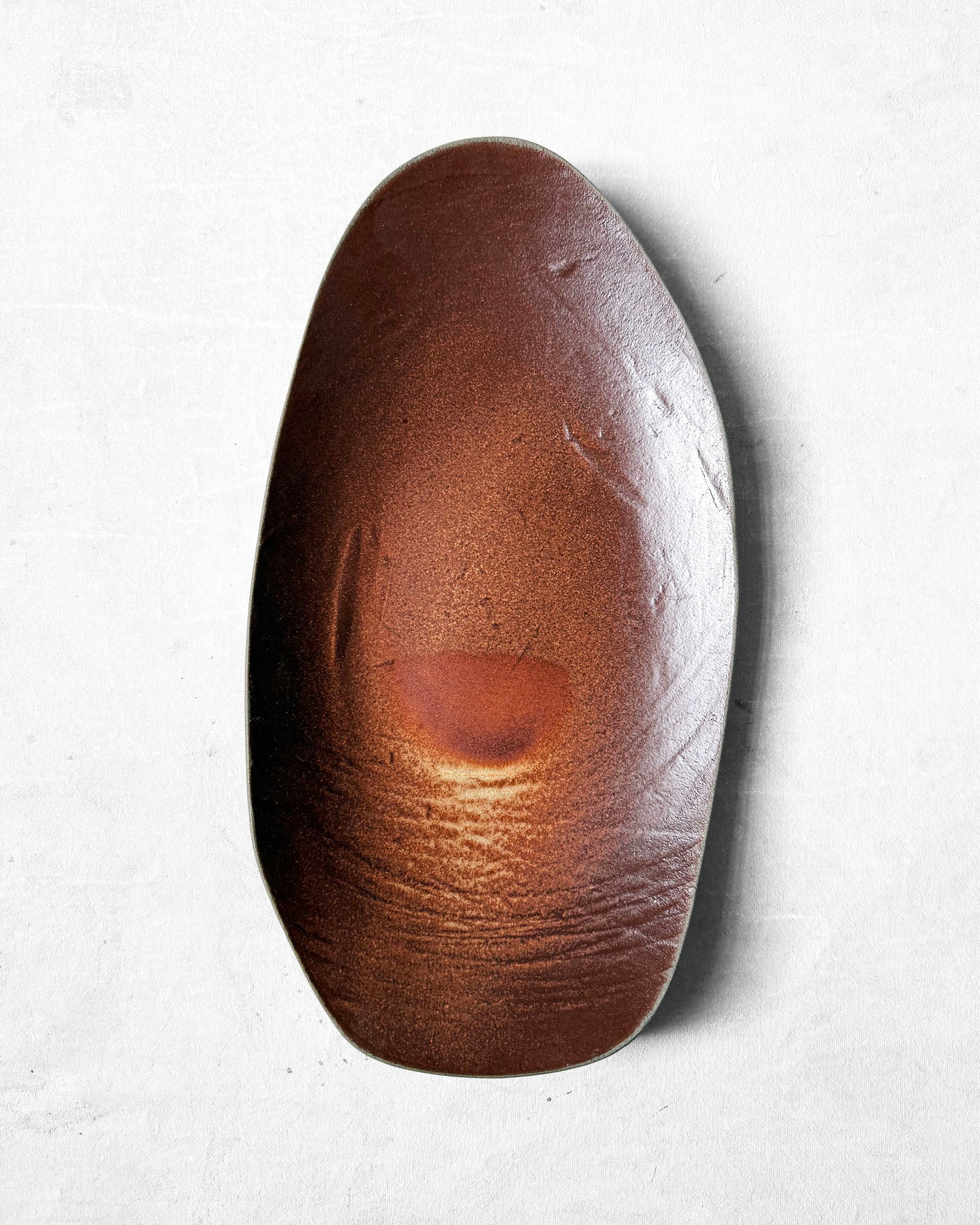 Large Serving Platter in Terracotta