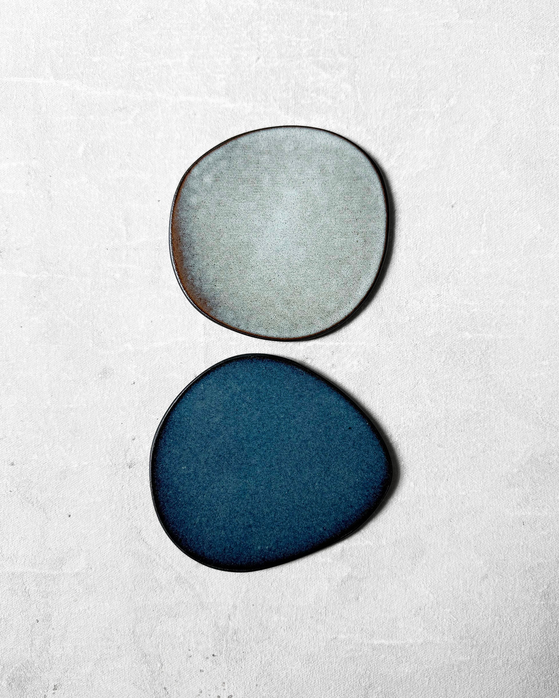 Coaster Set in Sage & Midnight