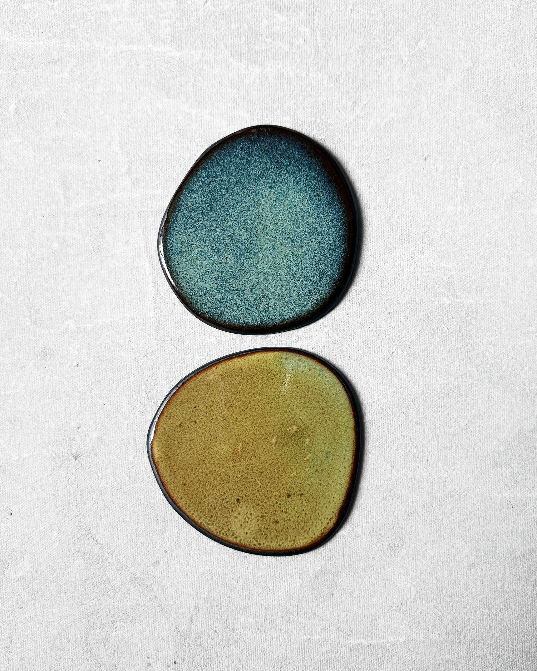 Coaster Set in Midnight Lagoon & Avo