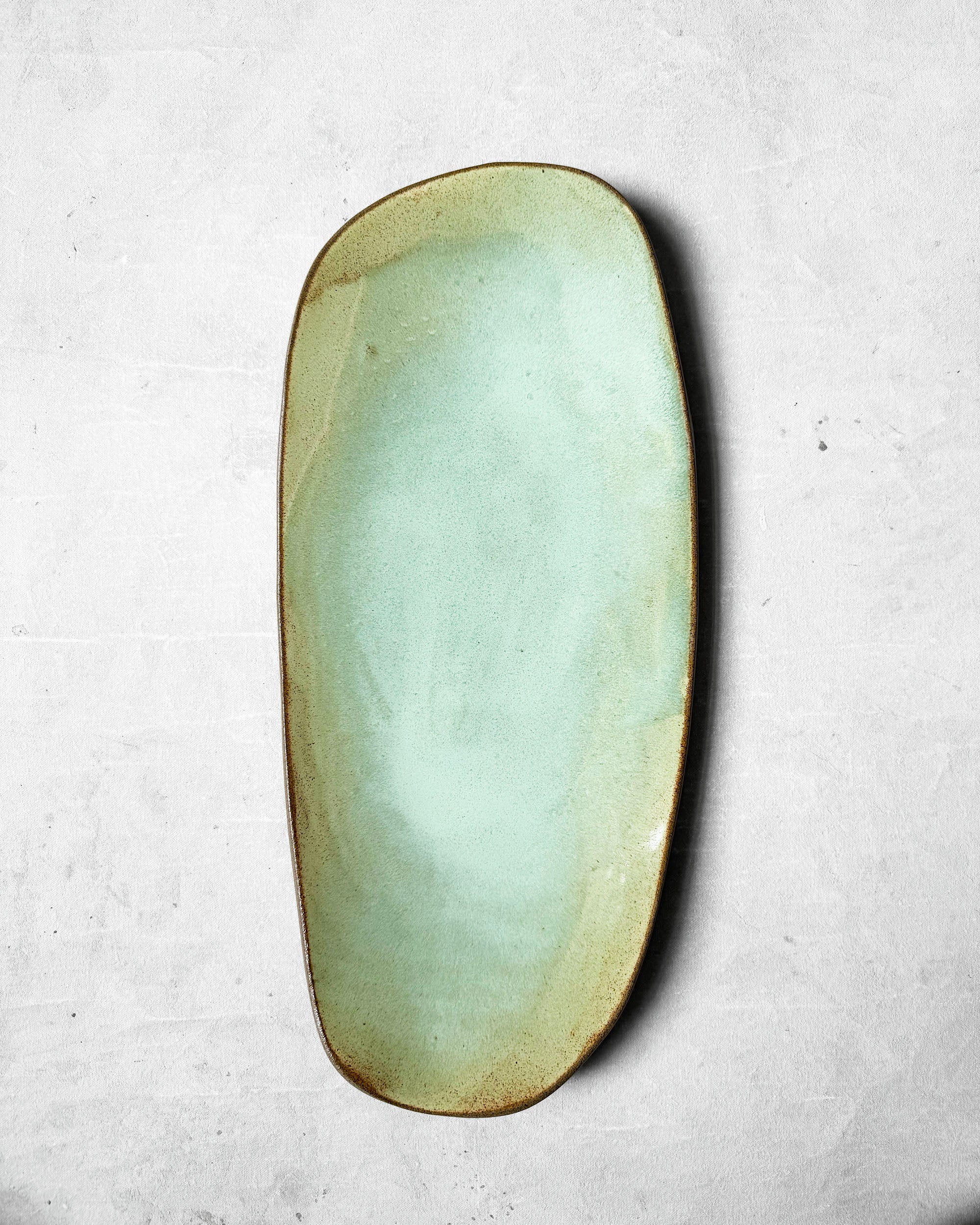 Very Large Serving Platter in Avo