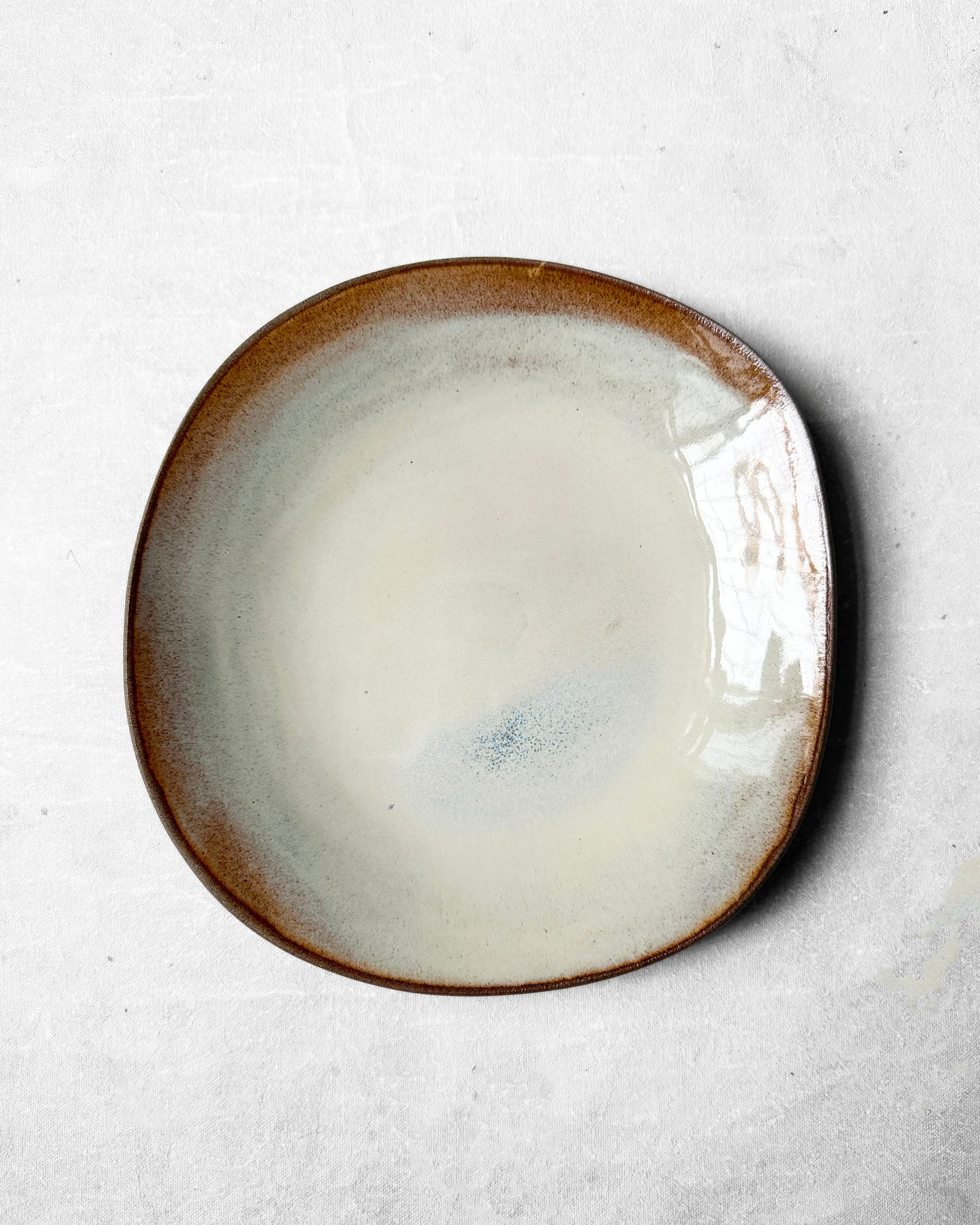 Dinner Plate in Alabaster