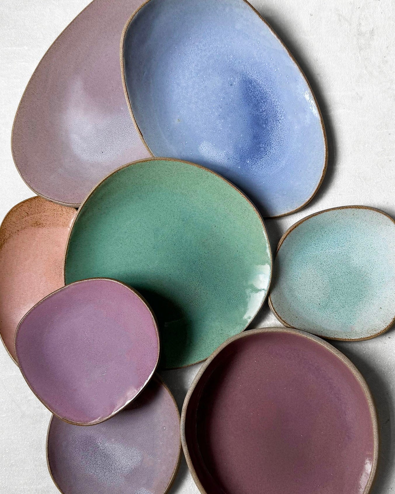 Dessert Plate in Intense Aqua