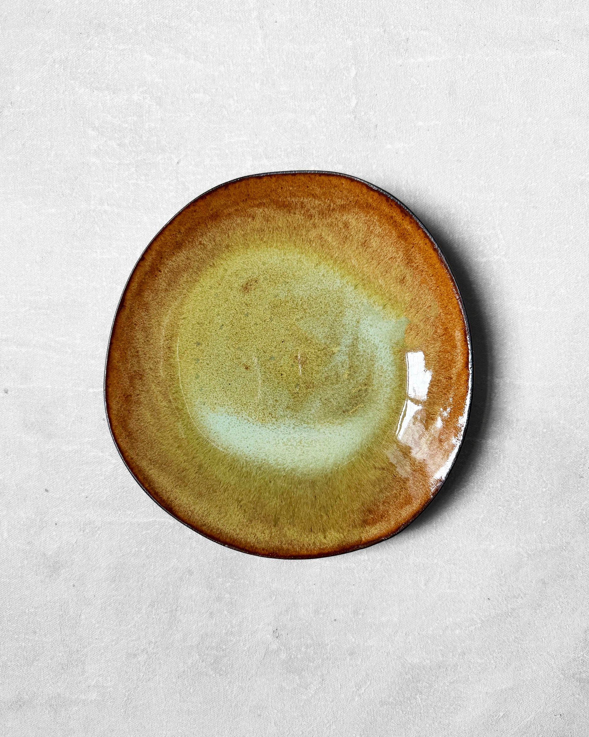 Dessert Plate in Rusty Avo Green