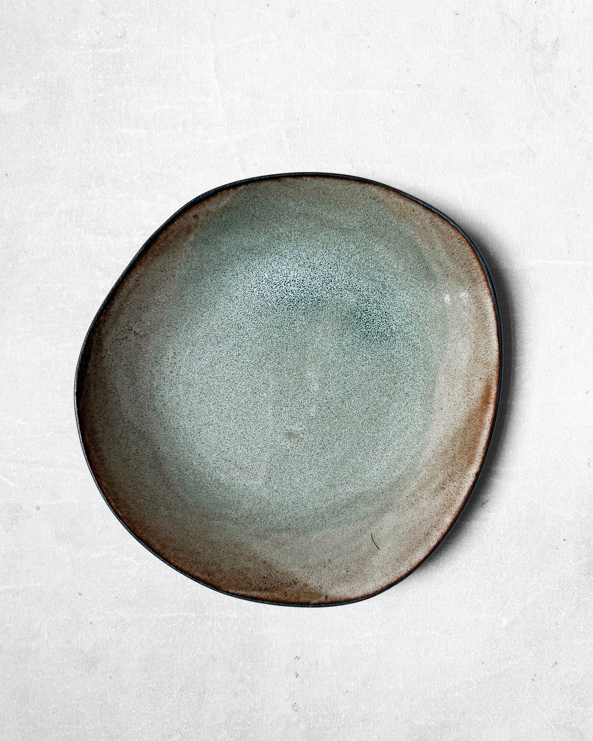 Dinner Plate in Jade Ripple