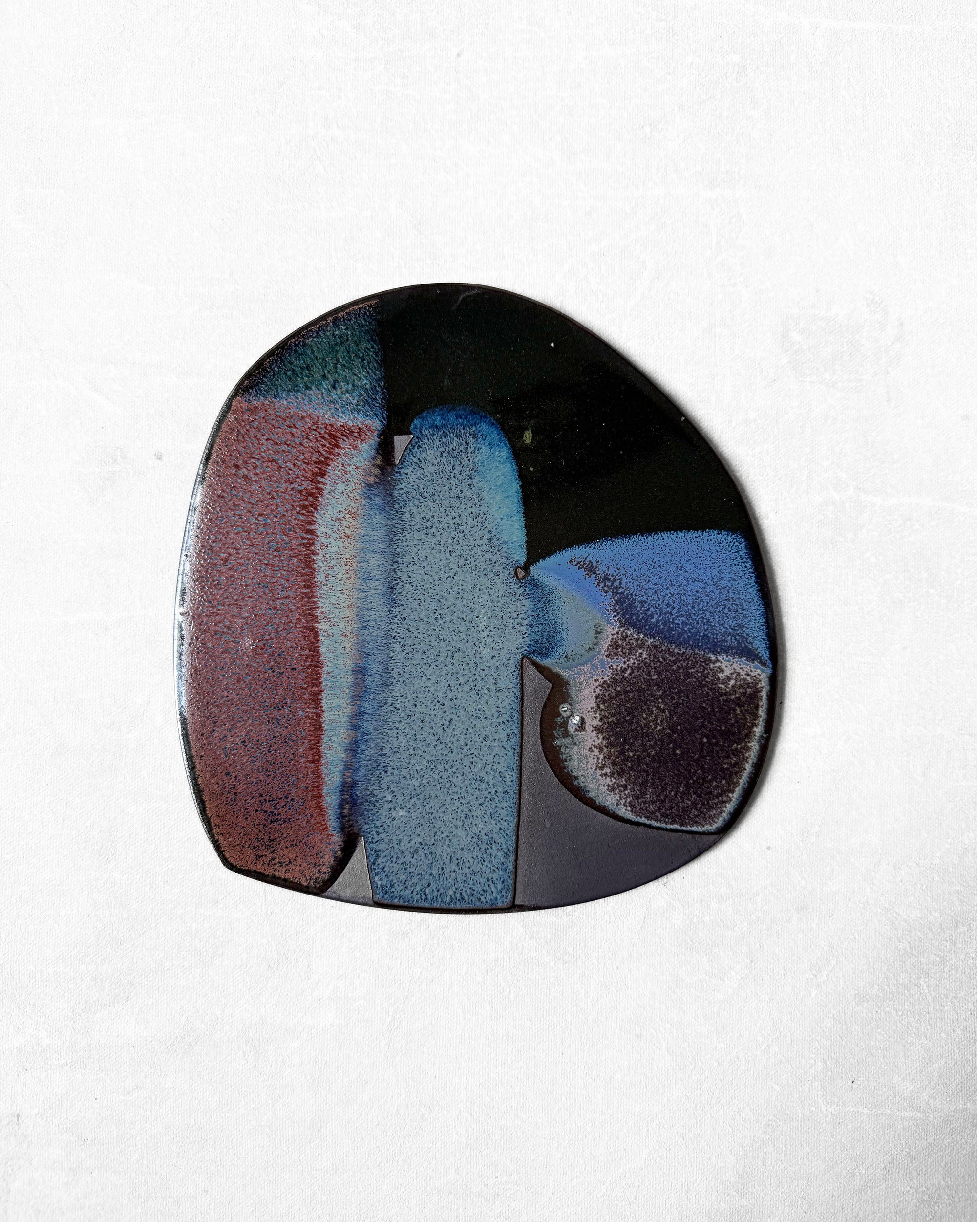 Ceramic Painting "Luminous Divide"