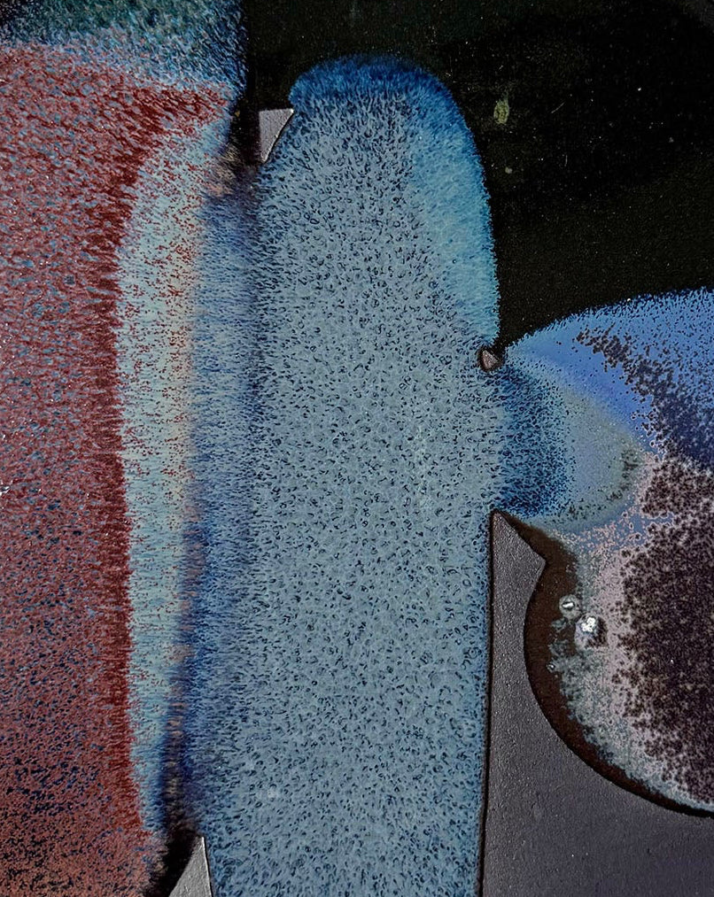 Ceramic Painting "Luminous Divide"