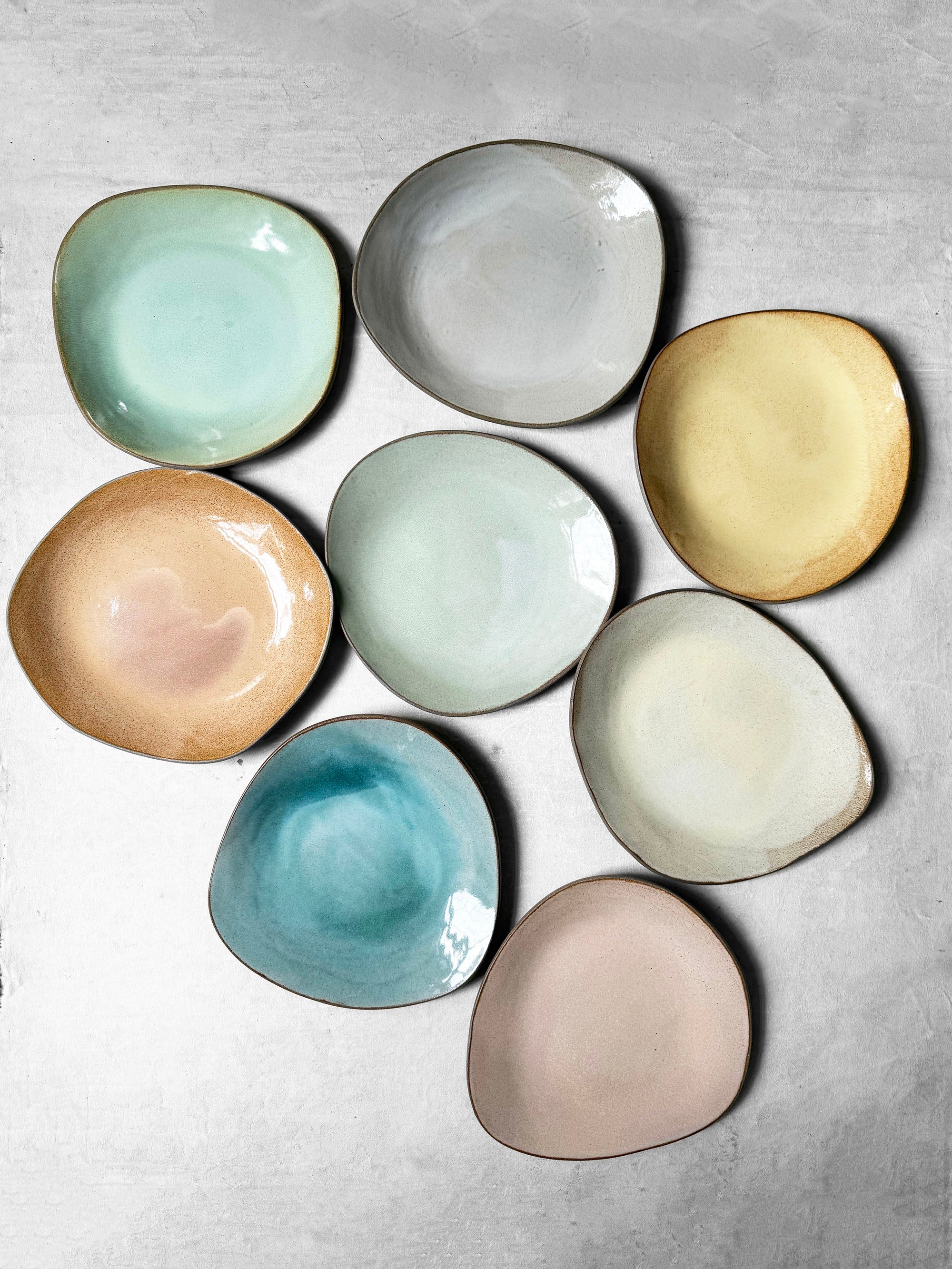 Pasta Bowl in Lagoon Swirl