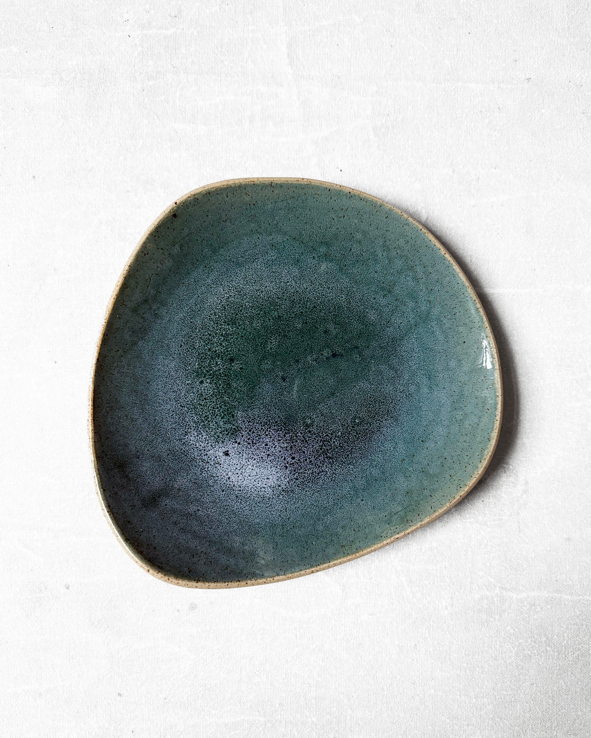 Dessert Plate in Amazon Green