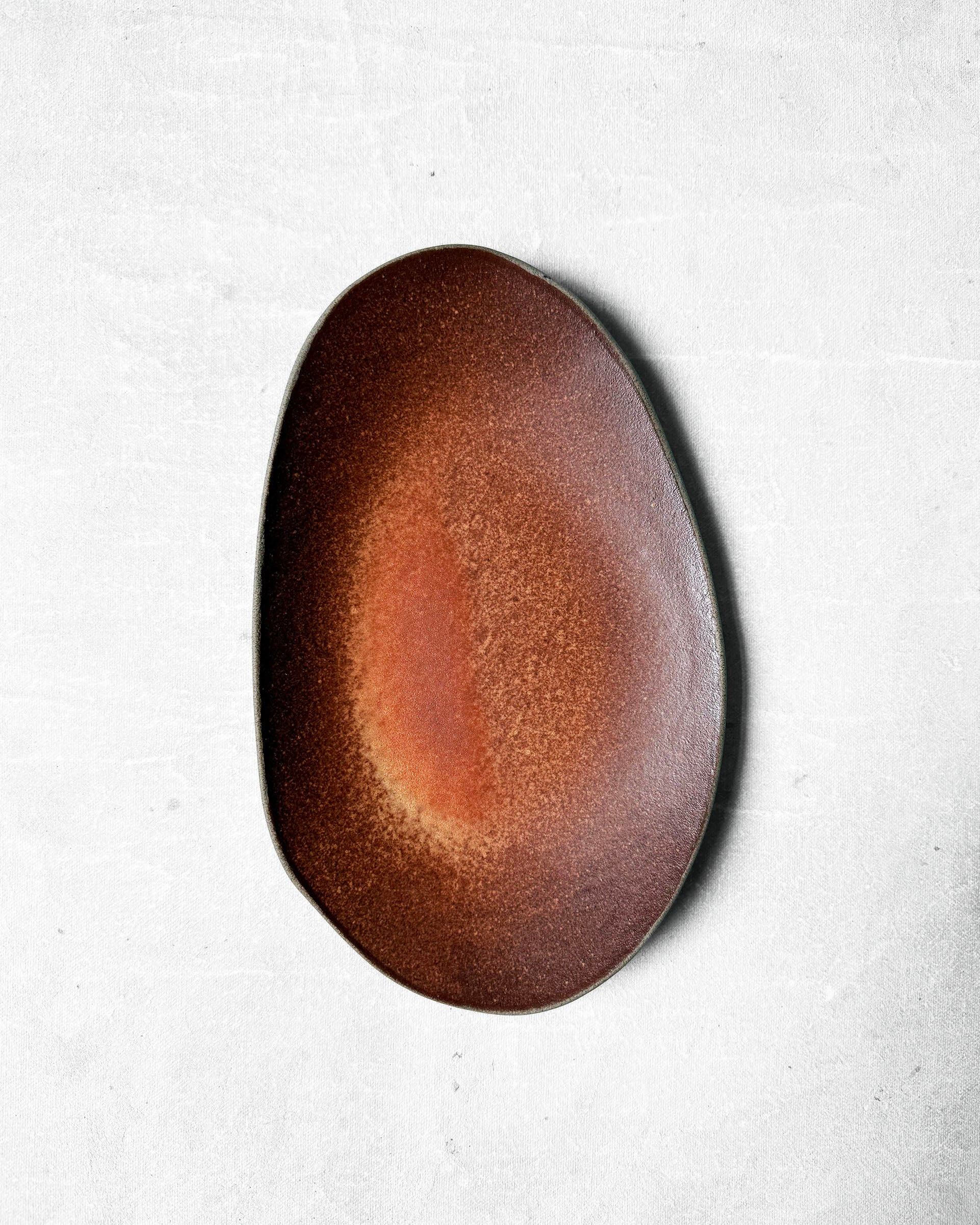 Small Serving Platter in Terracotta