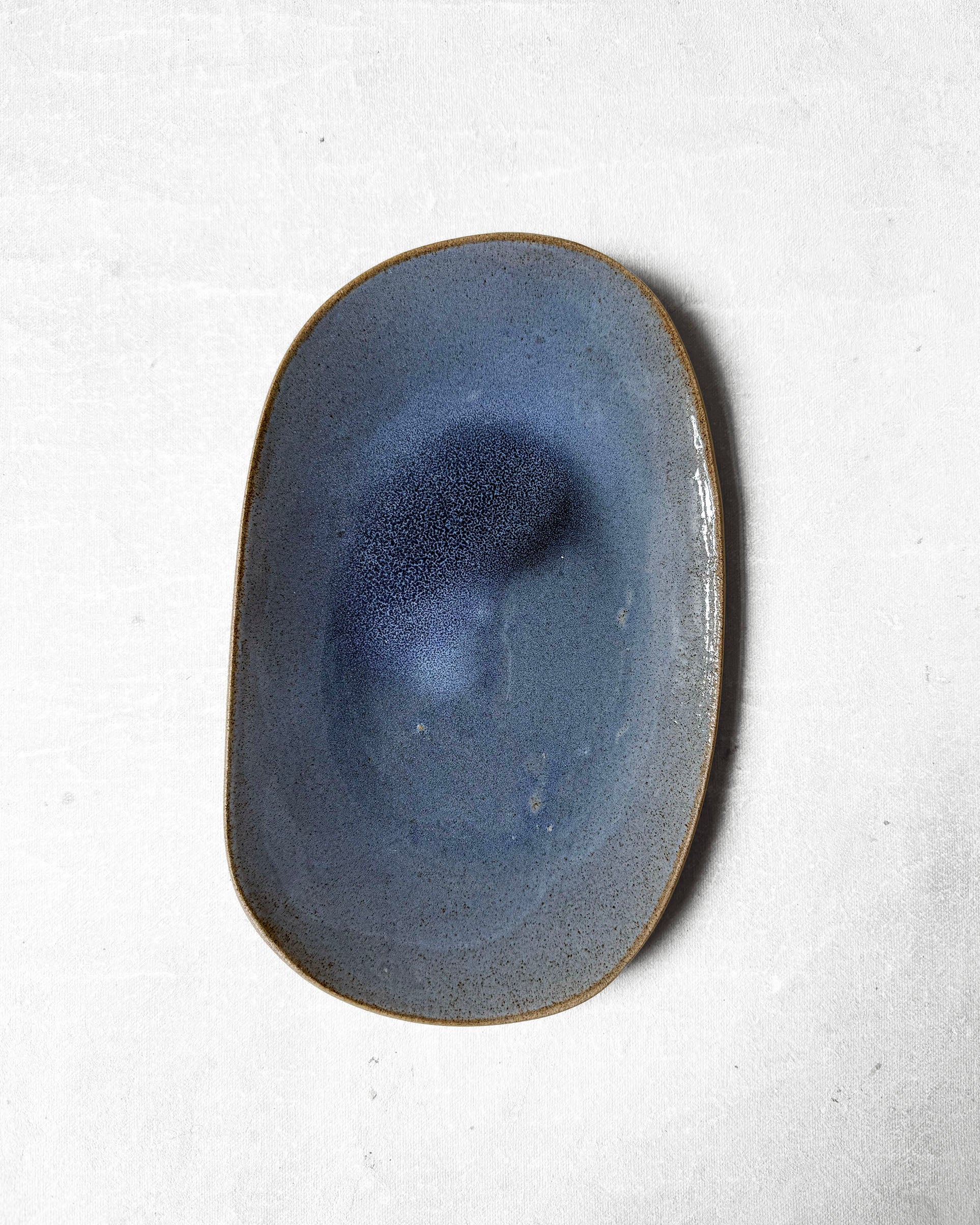 Small Serving Platter in Storm