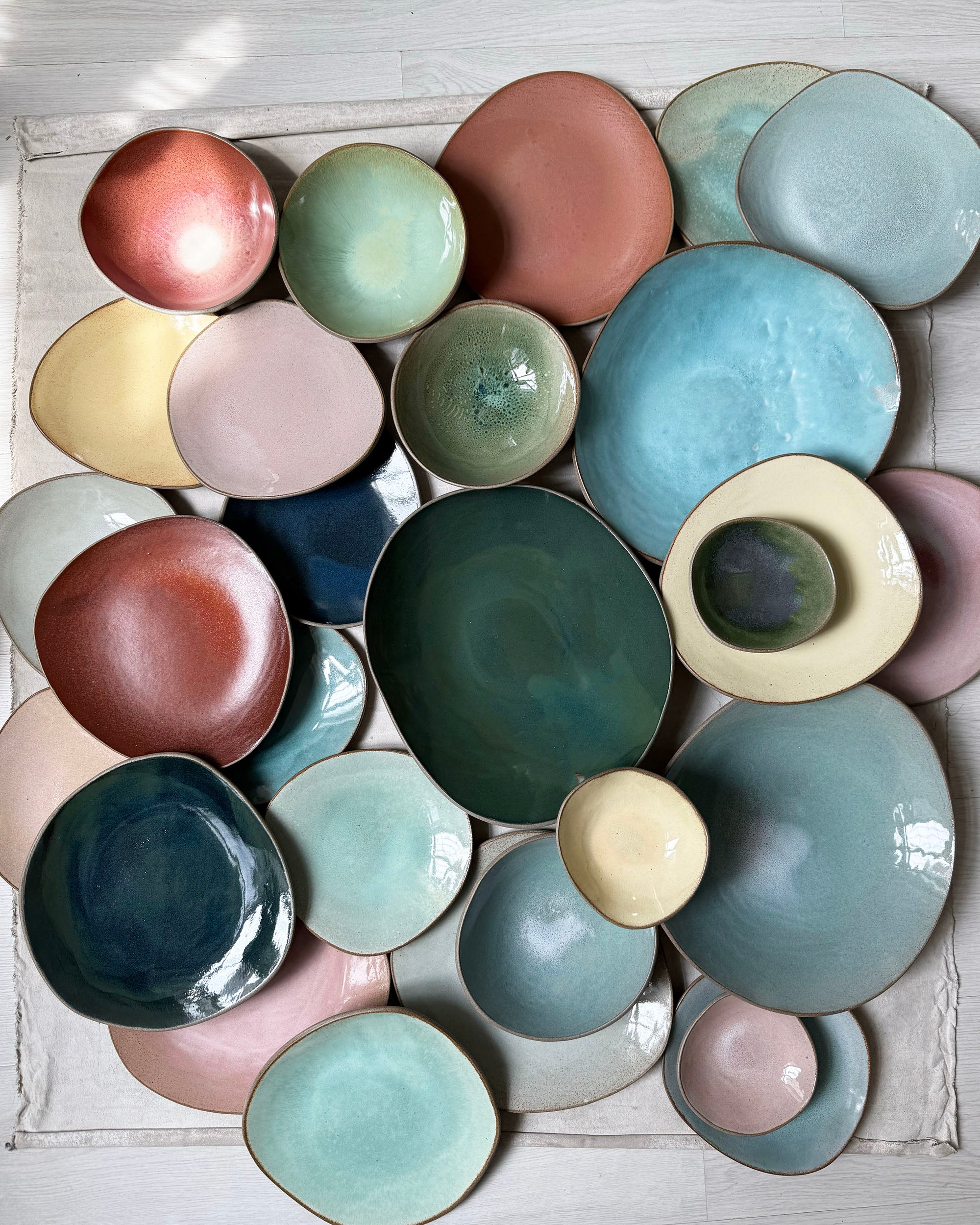 Pasta Bowl in Misty Saphire