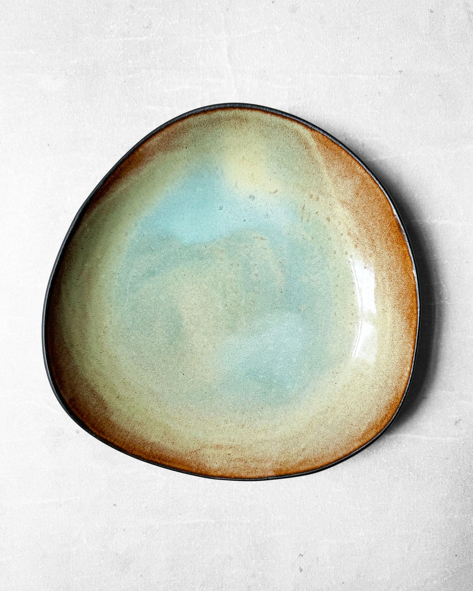 Dinner Plate in Sea Glass
