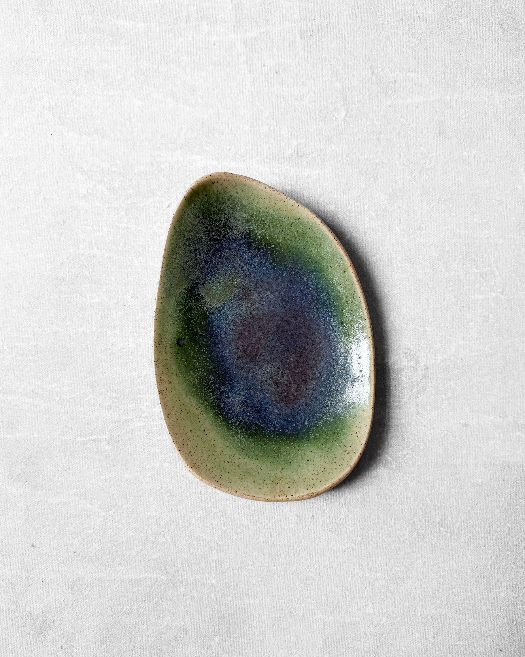 Tapas Plate in Graphite Moss