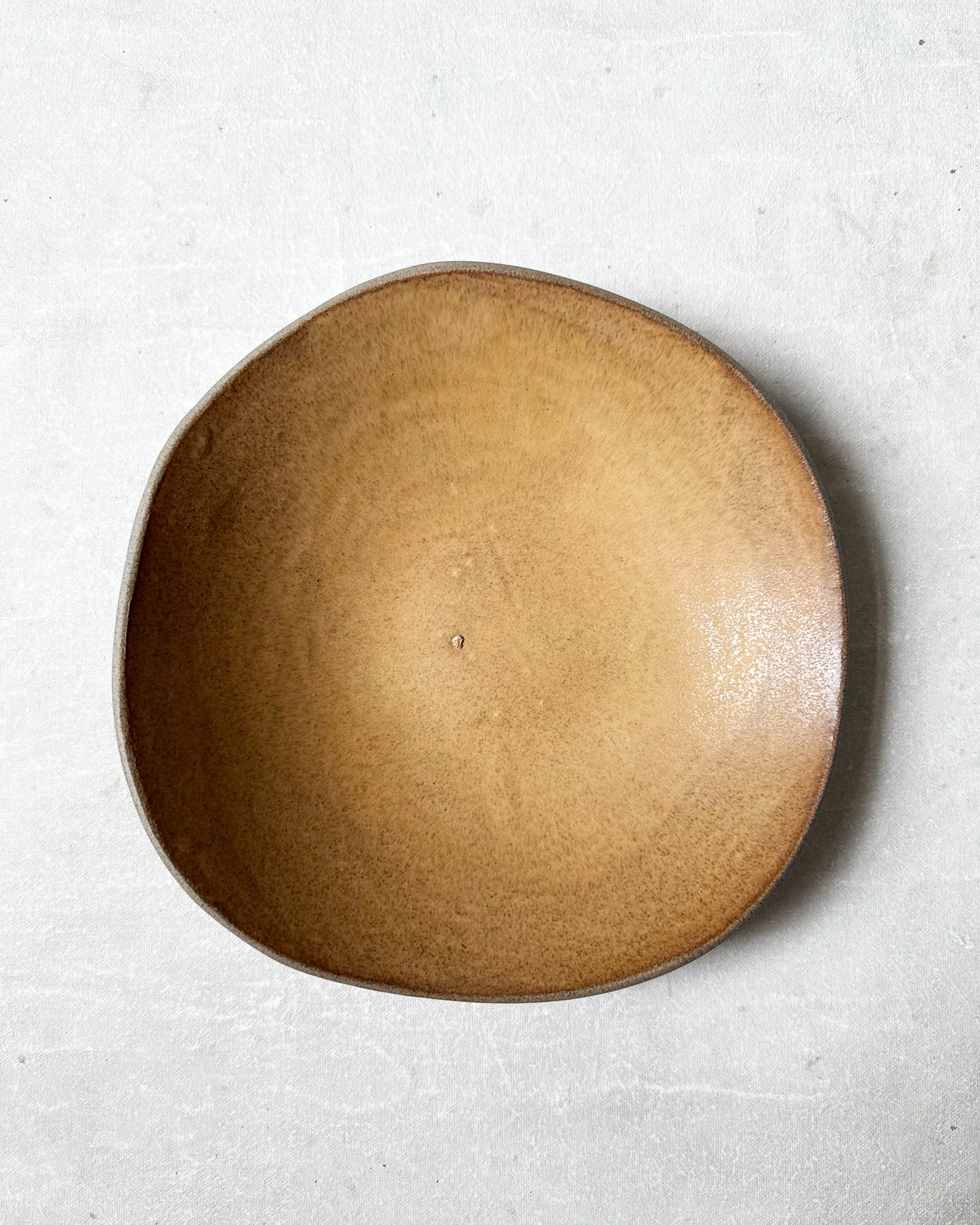 Pasta Bowl in Matte Honey