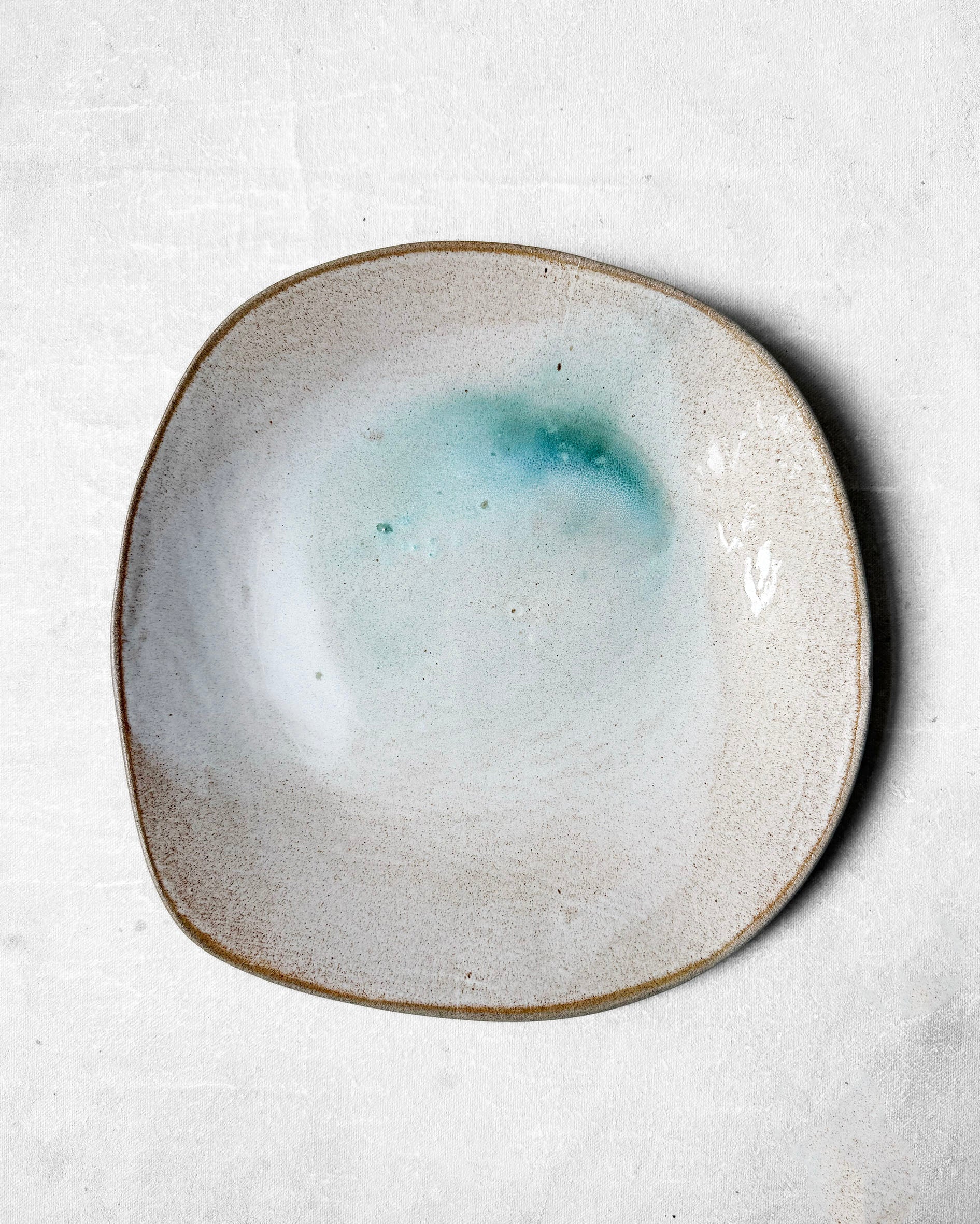 Dinner Plate in Lagoon Halo