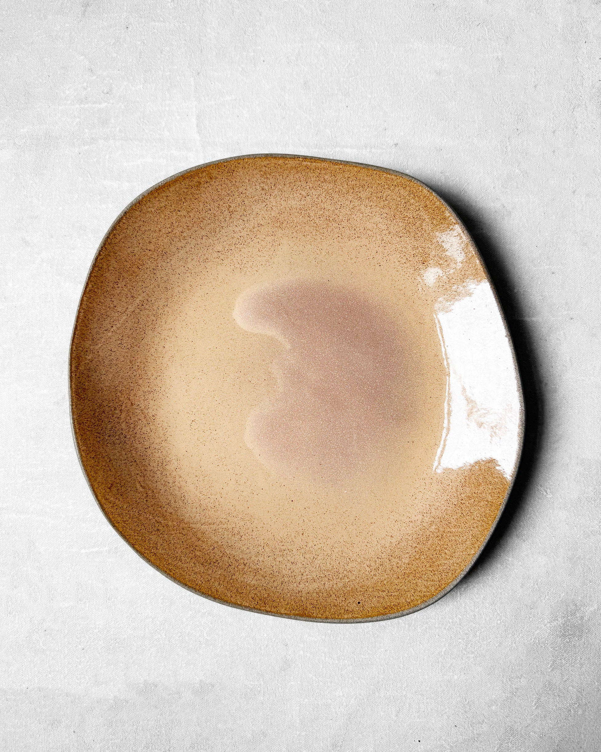 Dinner Plate in Peach