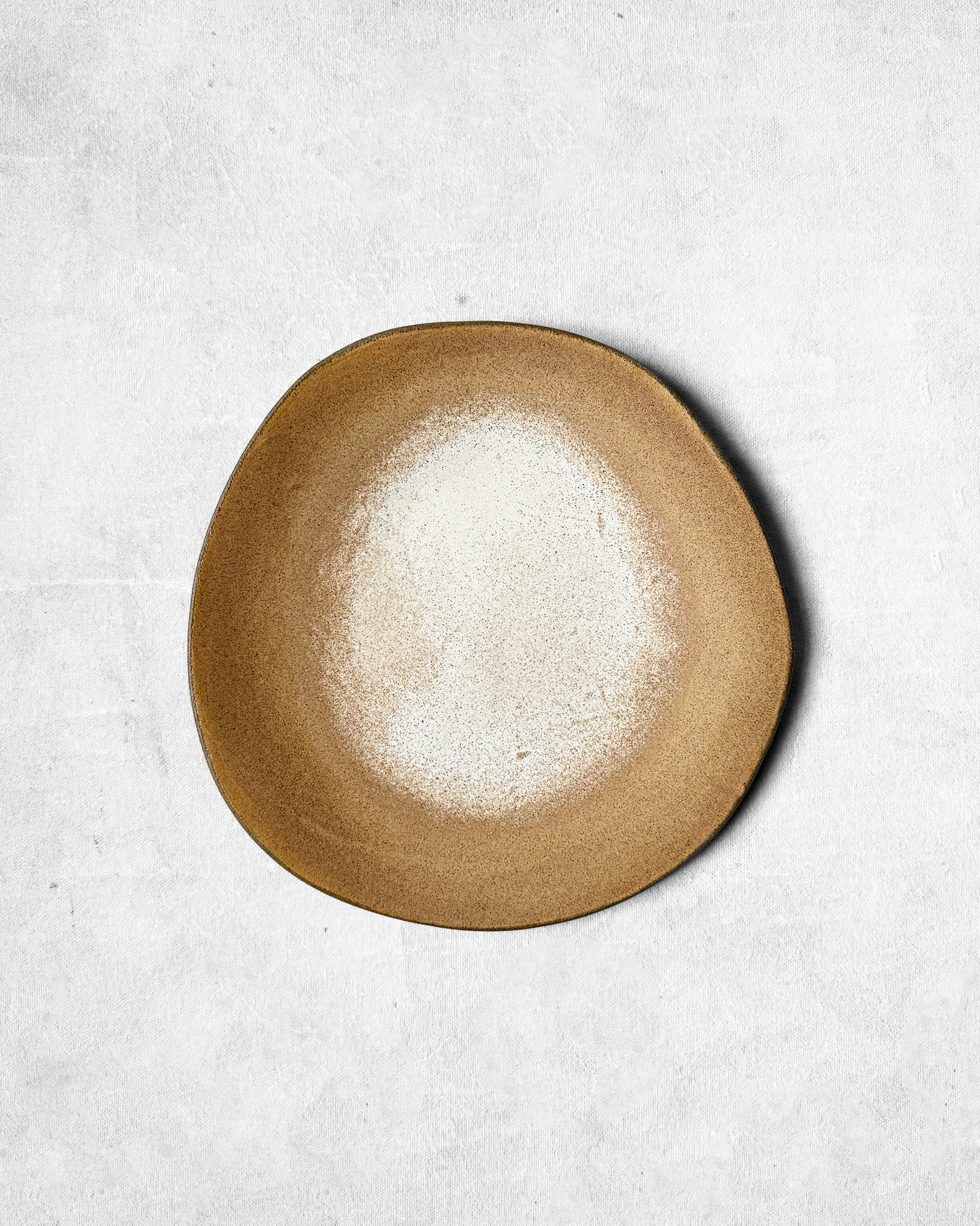 Dessert Plate in Sand Swirl