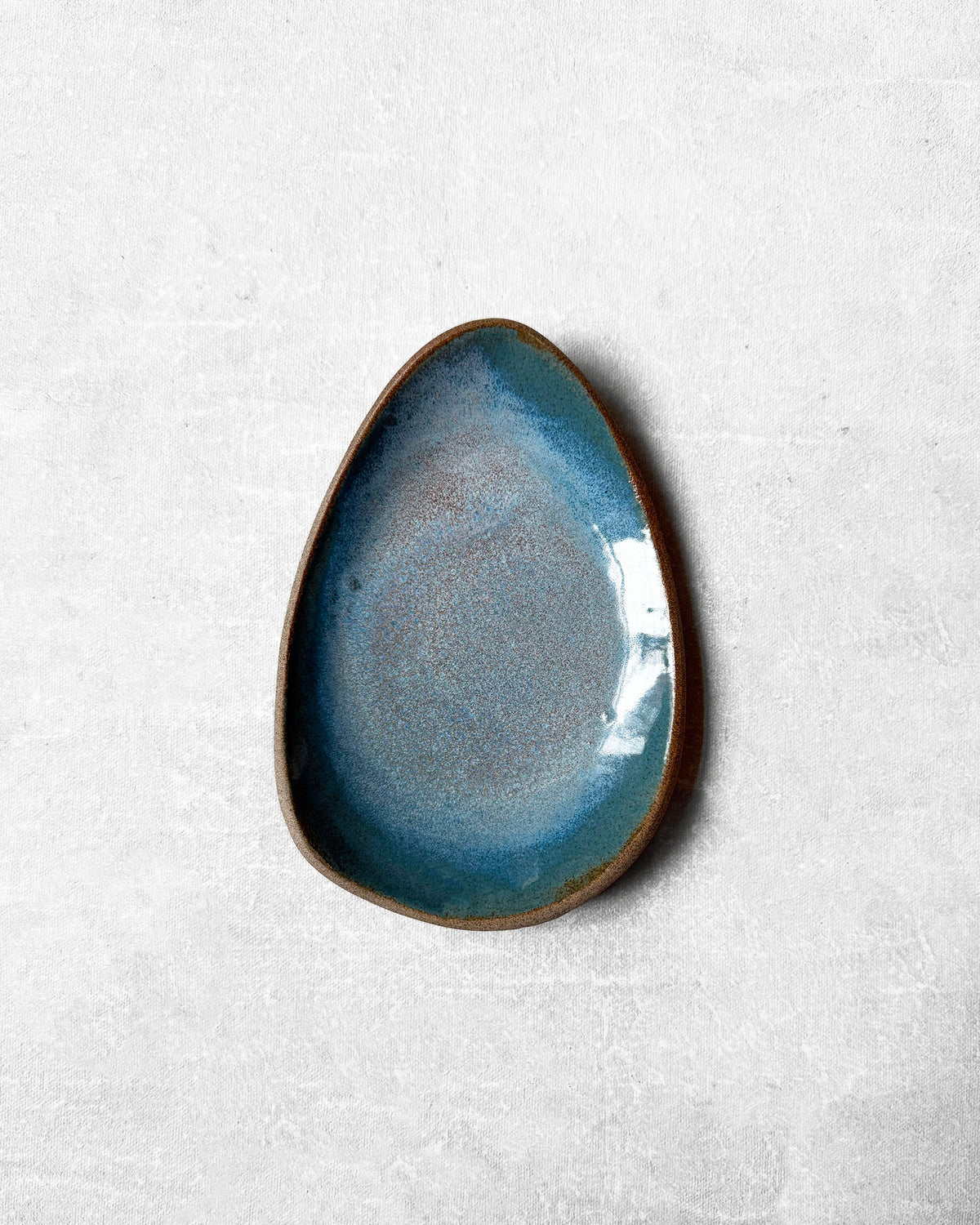 Tapas Plate in Mineral Blue
