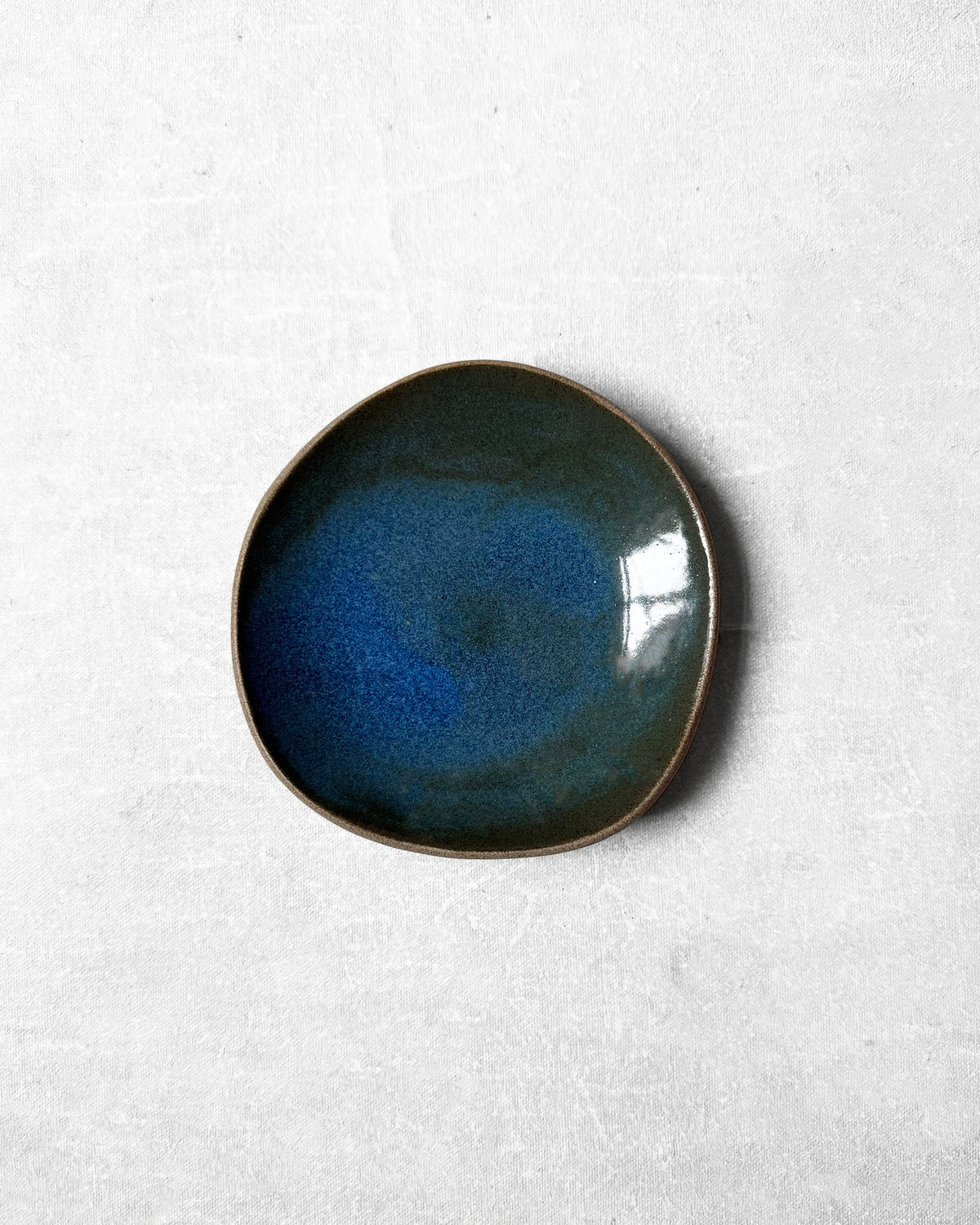 Tapas Plate in Blue Noir