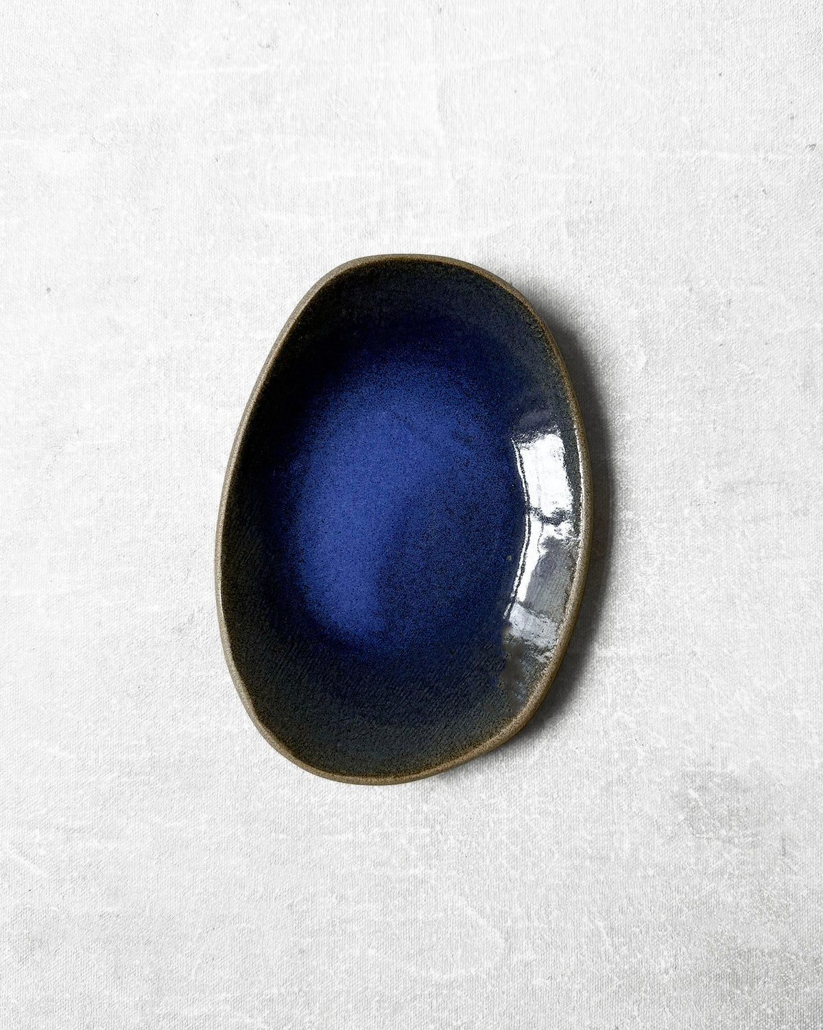 Tapas Plate in Cobalt Halo