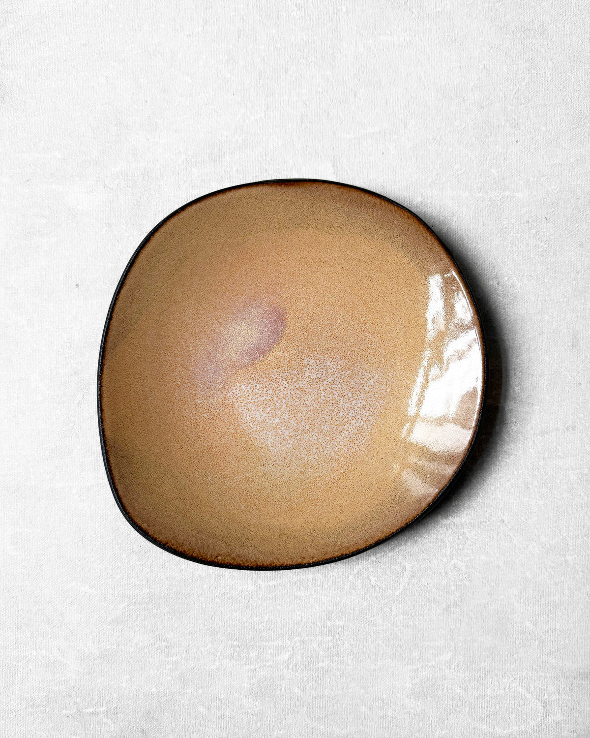Dessert Plate in Apricot