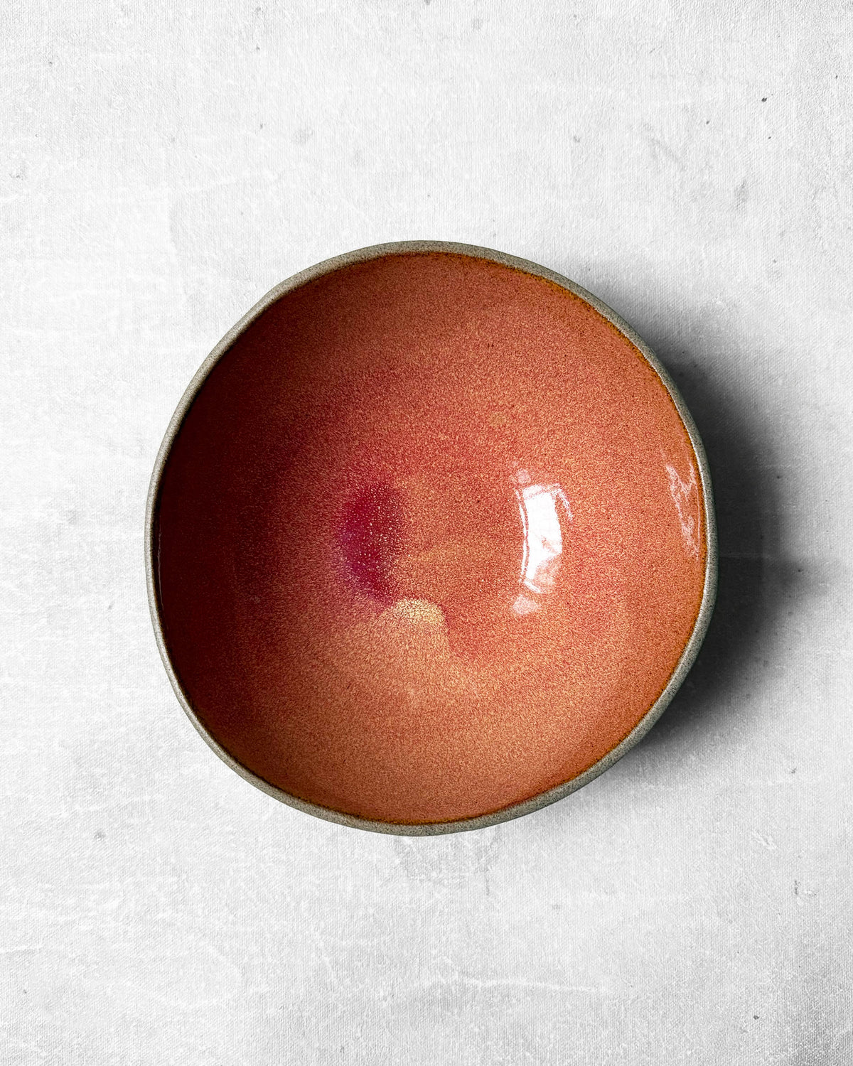 Breakfast Bowl in Desert Red