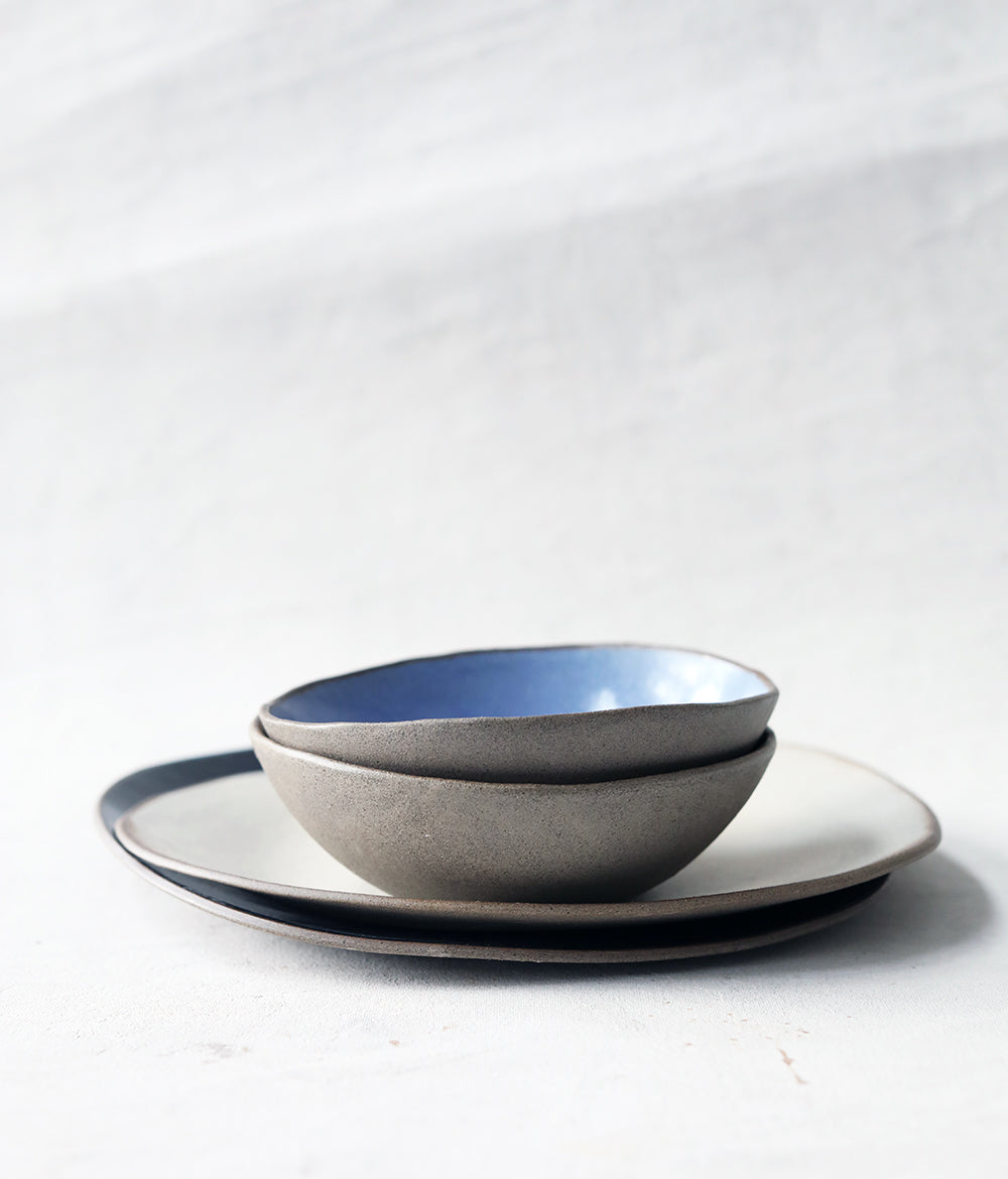 Plate + Bowl Set for Two