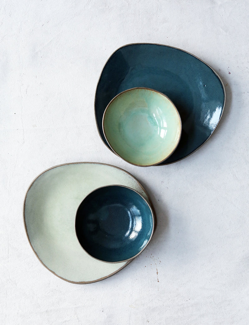 Plate + Bowl Set for Two
